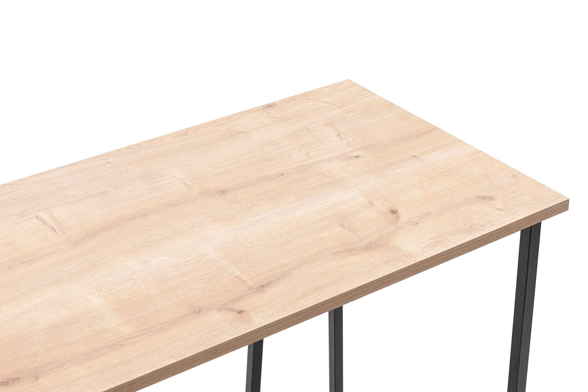 Secretária de Estudo – 120 cm x 50 cm x 72 cm – Safira e Preto – Painel de Partículas