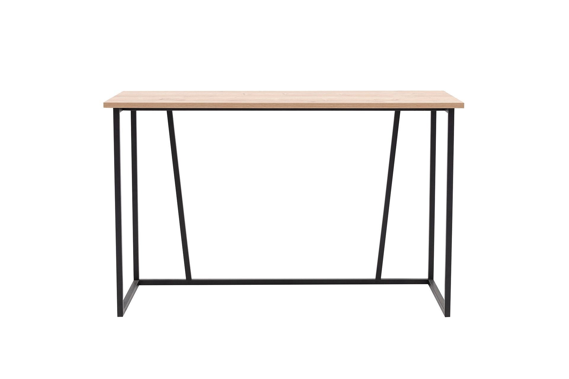 Secretária de Estudo – 120 cm x 50 cm x 72 cm – Safira e Preto – Painel de Partículas