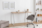 Secretária de Estudo – 120 cm x 50 cm x 72 cm – Branco e Safira – Painéis de partículas