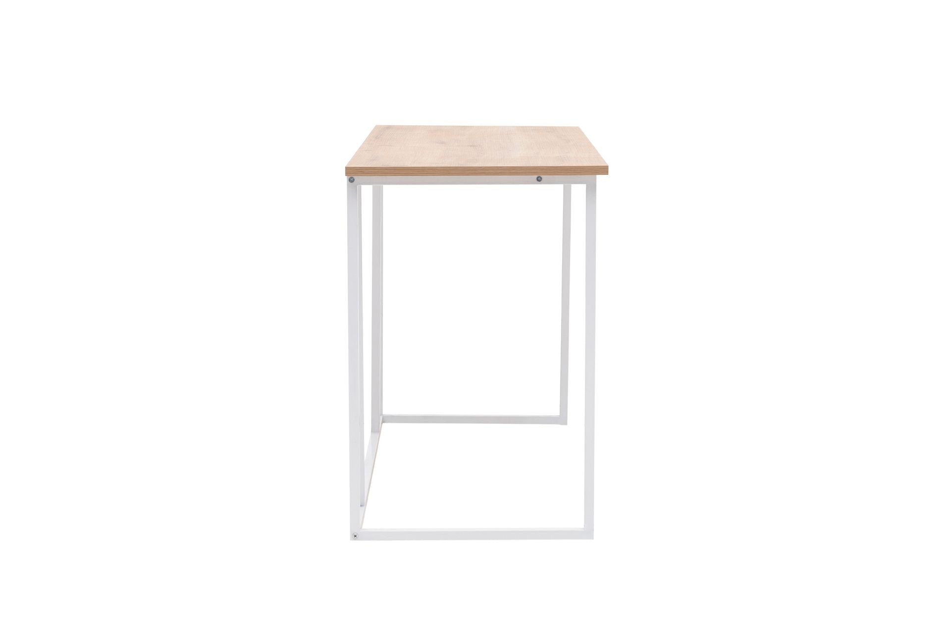Secretária de Estudo – 120 cm x 50 cm x 72 cm – Branco e Safira – Painéis de partículas