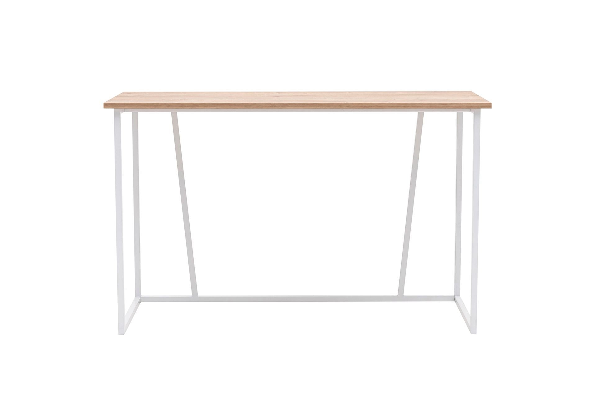 Secretária de Estudo – 120 cm x 50 cm x 72 cm – Branco e Safira – Painéis de partículas
