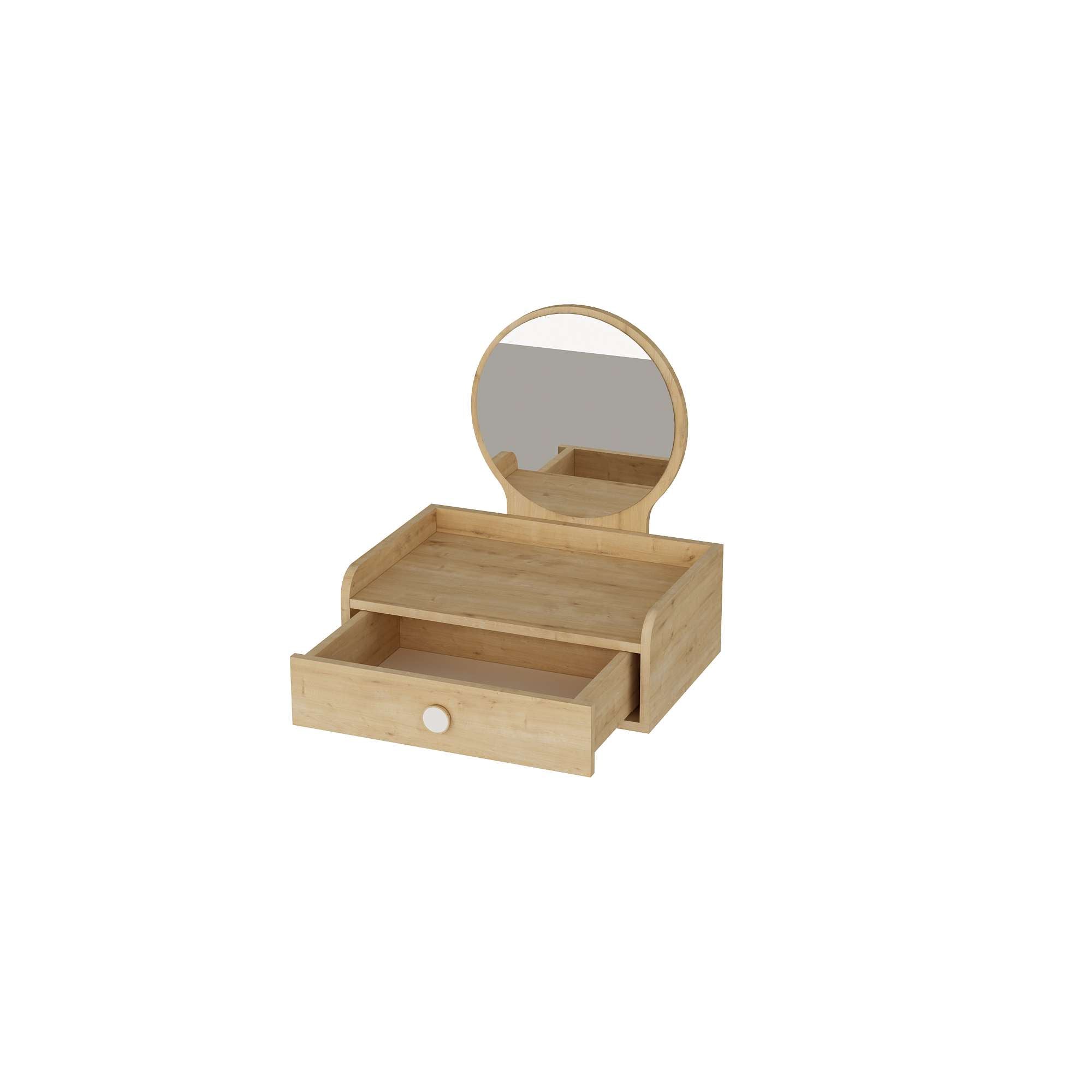 Toucador em Carvalho Safira – 60cm x 21.8cm x 40cm – Carvalho Safira – Madeira Aglomerada
