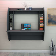 Secretária de Estudo – 123,6cm x 120cm x 55cm – Antracite – Aglomerado revestido de melamina