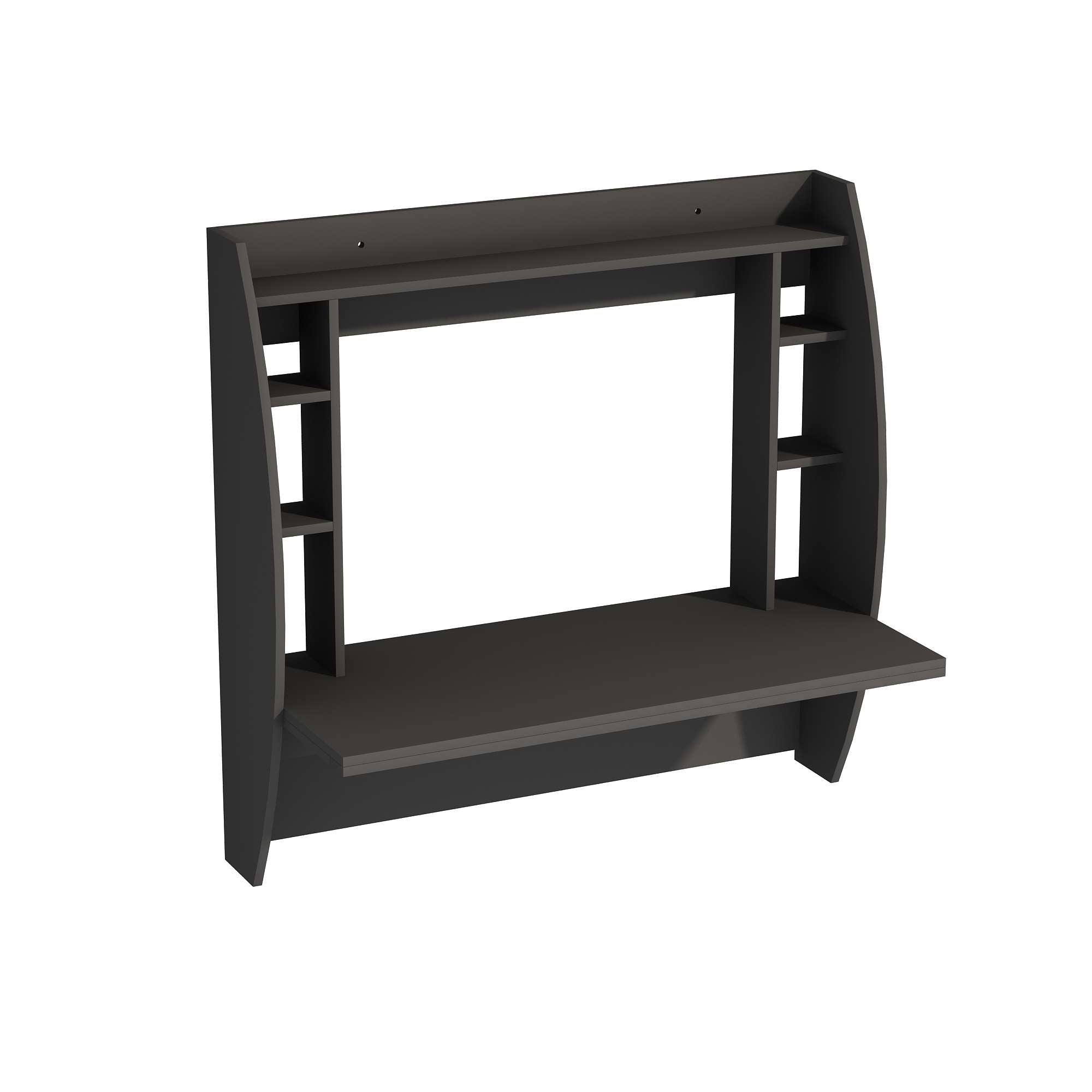 Secretária de Estudo – 123,6cm x 120cm x 55cm – Antracite – Aglomerado revestido de melamina