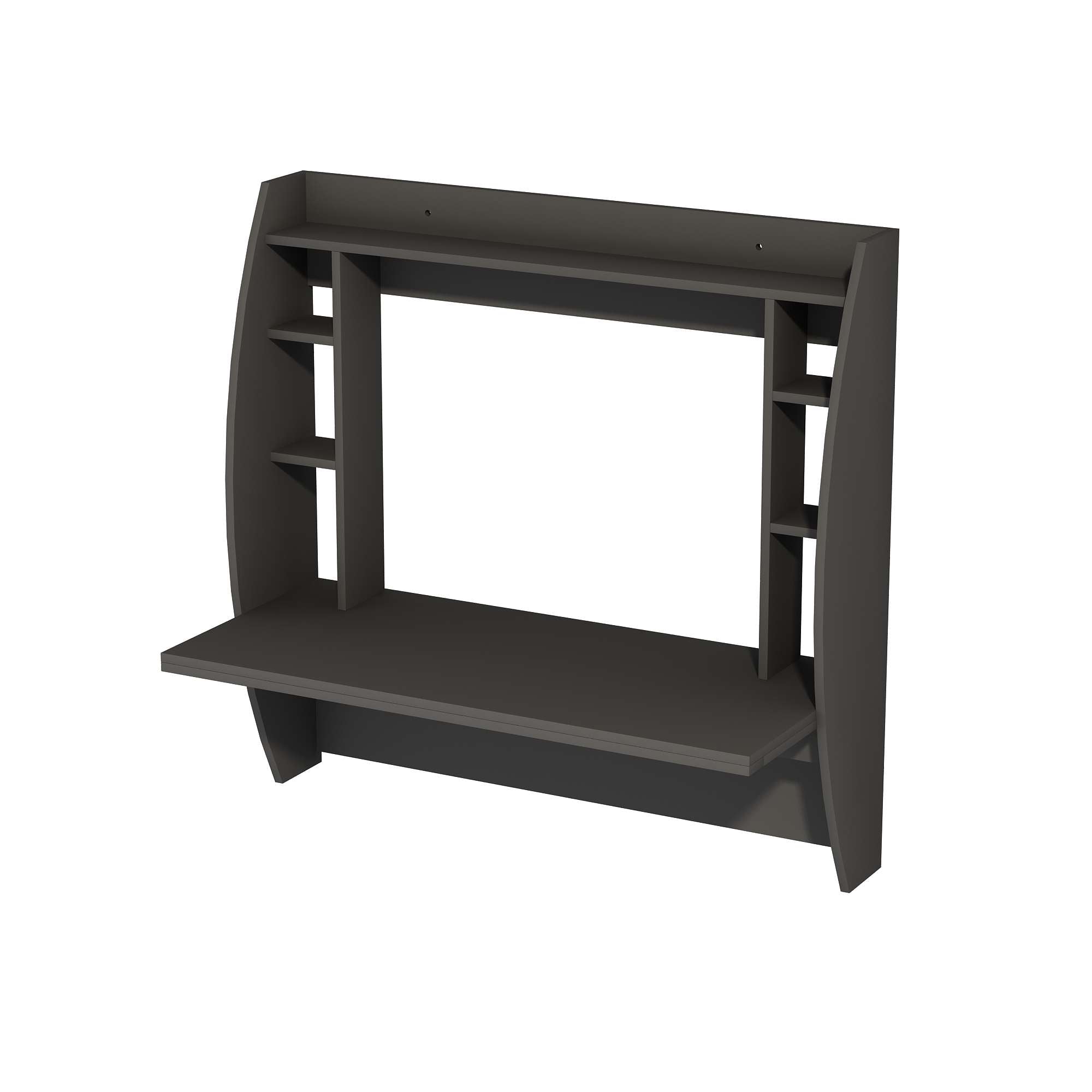 Secretária de Estudo – 123,6cm x 120cm x 55cm – Antracite – Aglomerado revestido de melamina