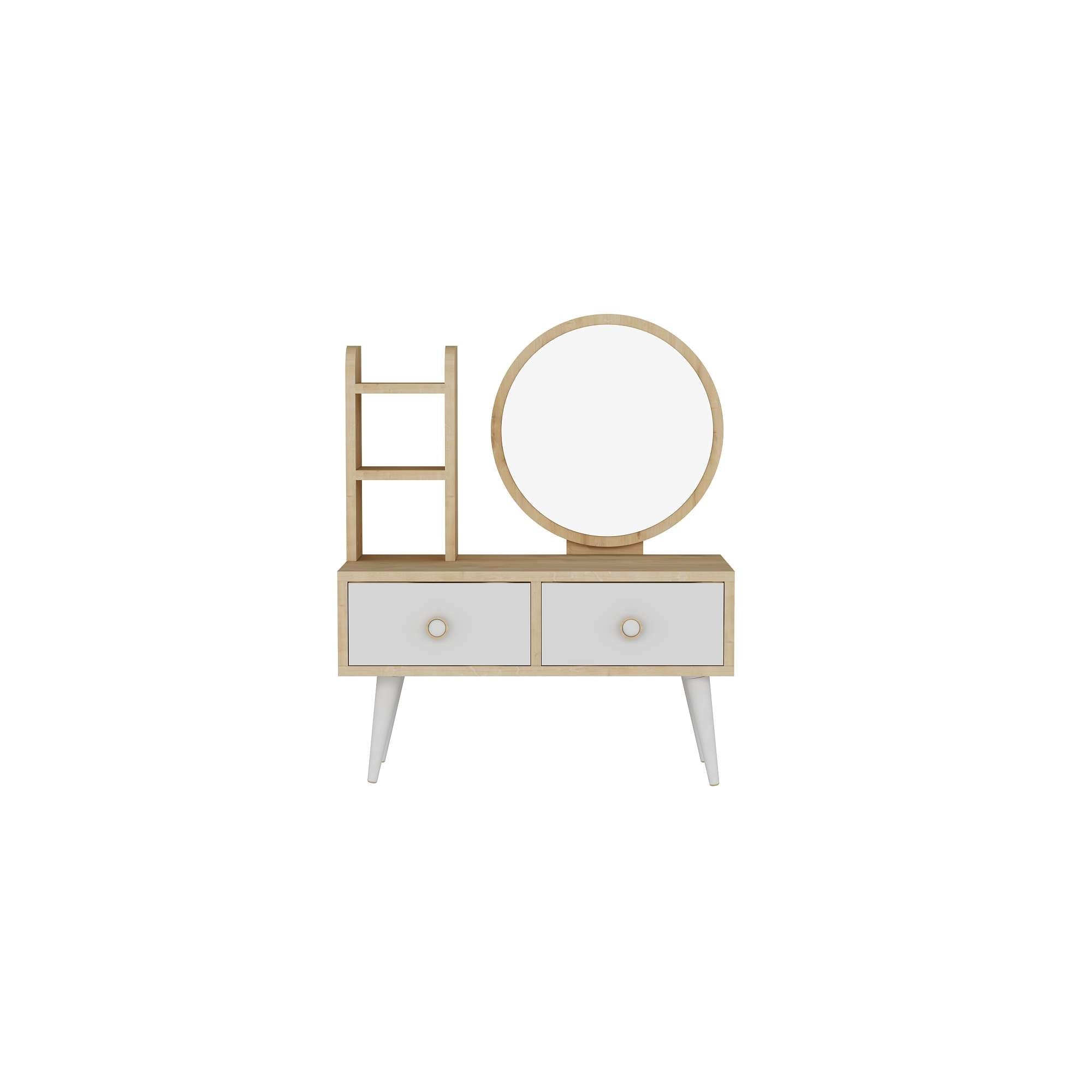 Toucador – 70cm x 35cm – Branco e Safira – Melamina