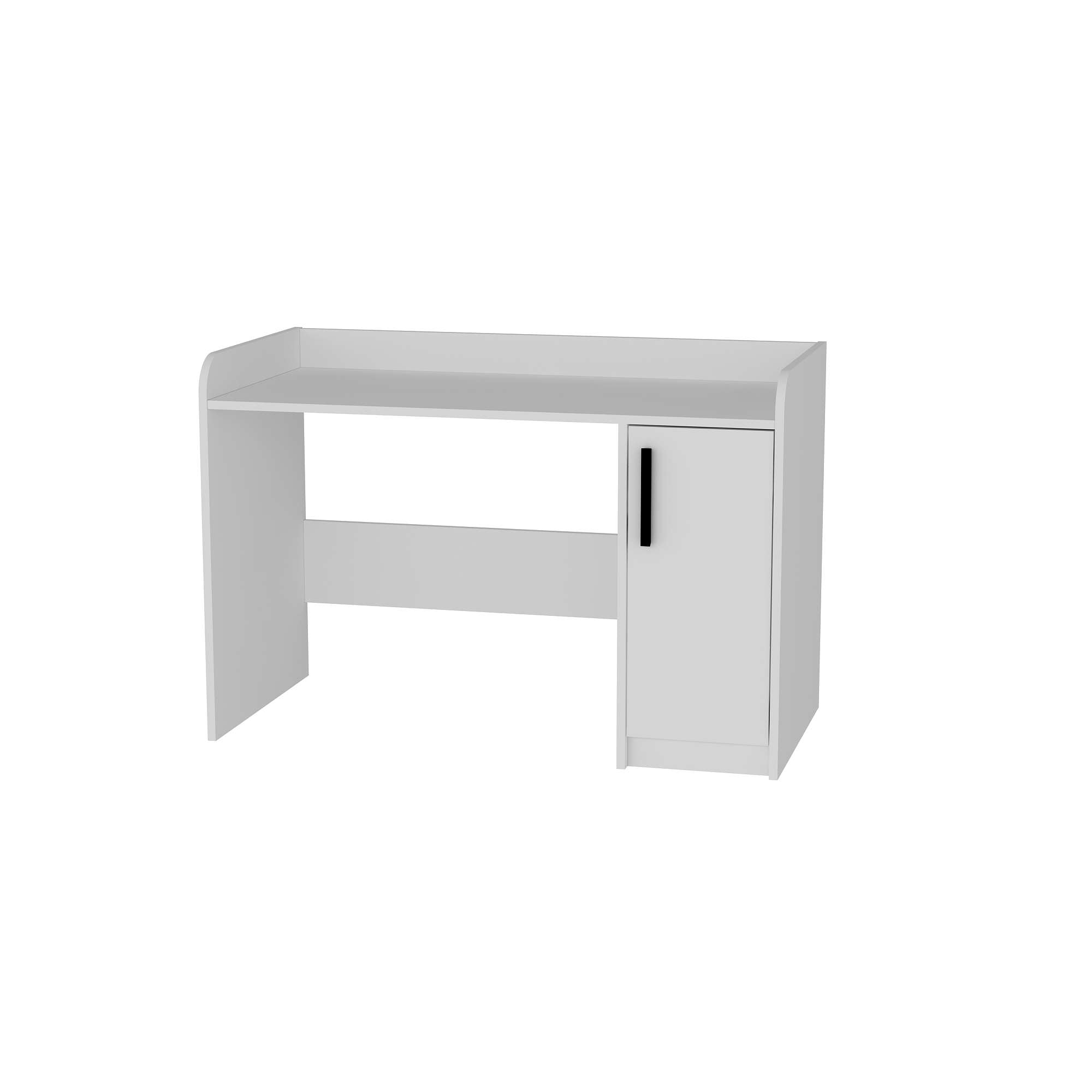 Secretária de Estudo – 123,6 cm x 83 cm x 60 cm – Branca – Aglomerado