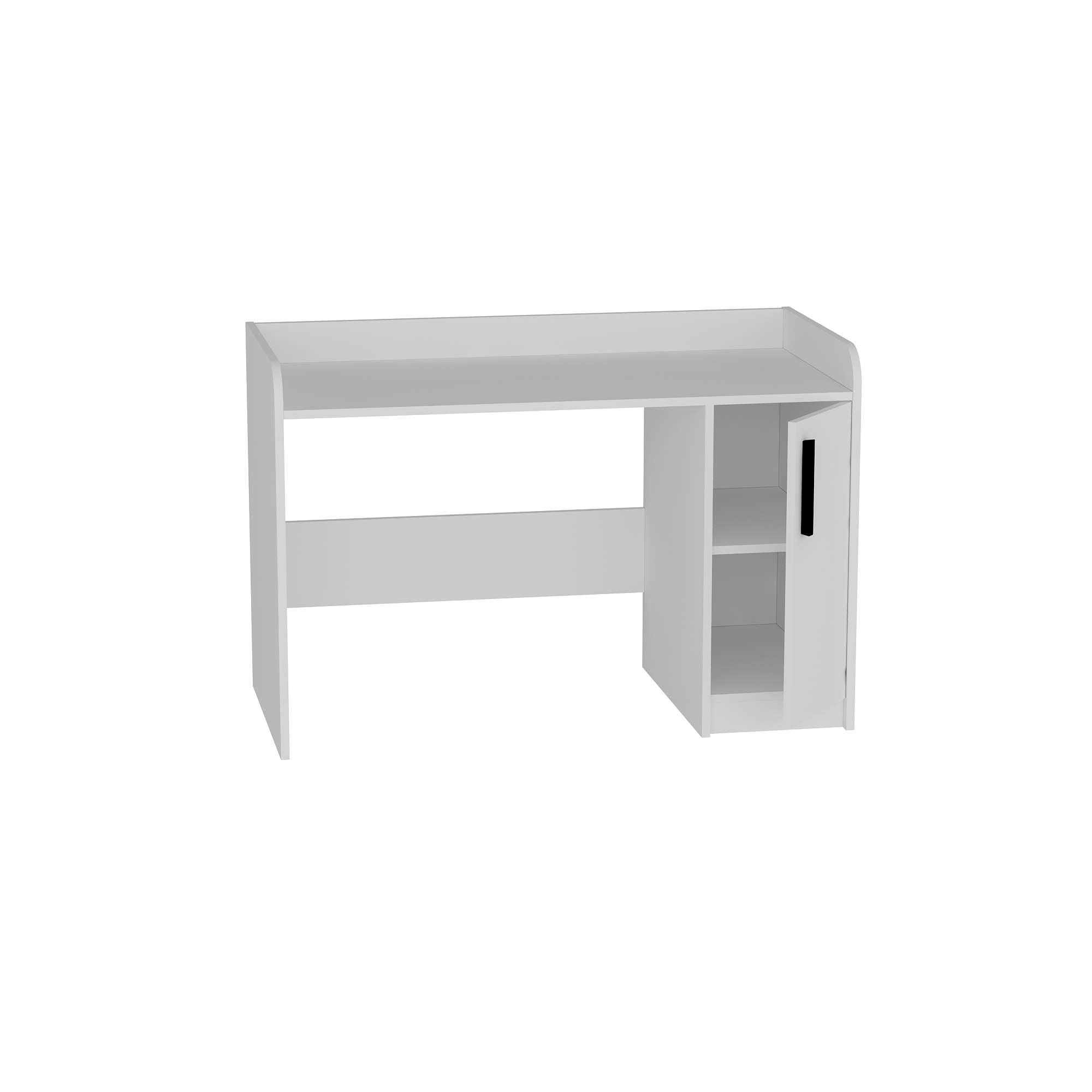 Secretária de Estudo – 123,6 cm x 83 cm x 60 cm – Branca – Aglomerado