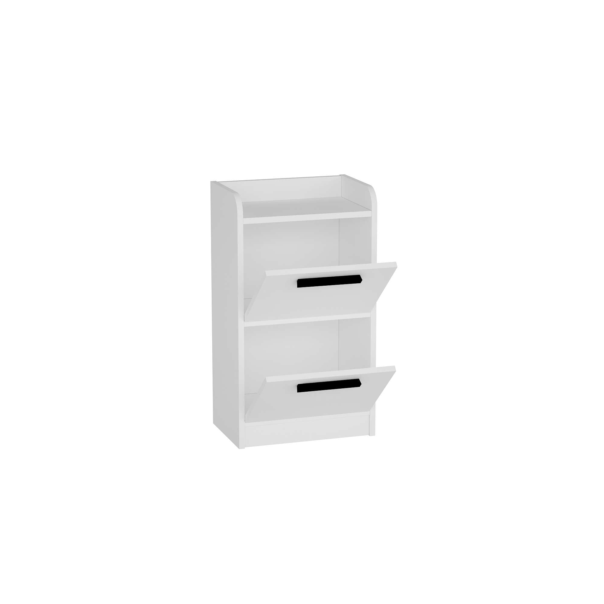 Mesa de cabeceira – 45 cm x 79,4 cm – Branco – Aglomerado revestido de melamina