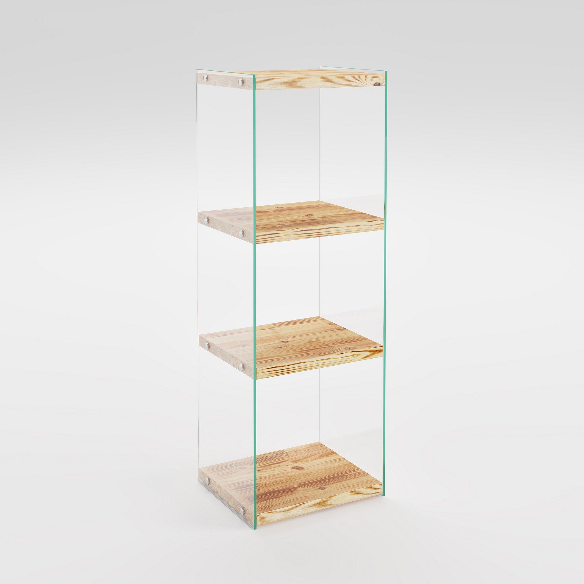 Estante moderna de carvalho, 120 cm A x 40 cm L x 35 cm P | 100% madeira de pinho maciça, ecológica, montável na parede, design escandinavo elegante, capacidade de 10 kg por prateleira