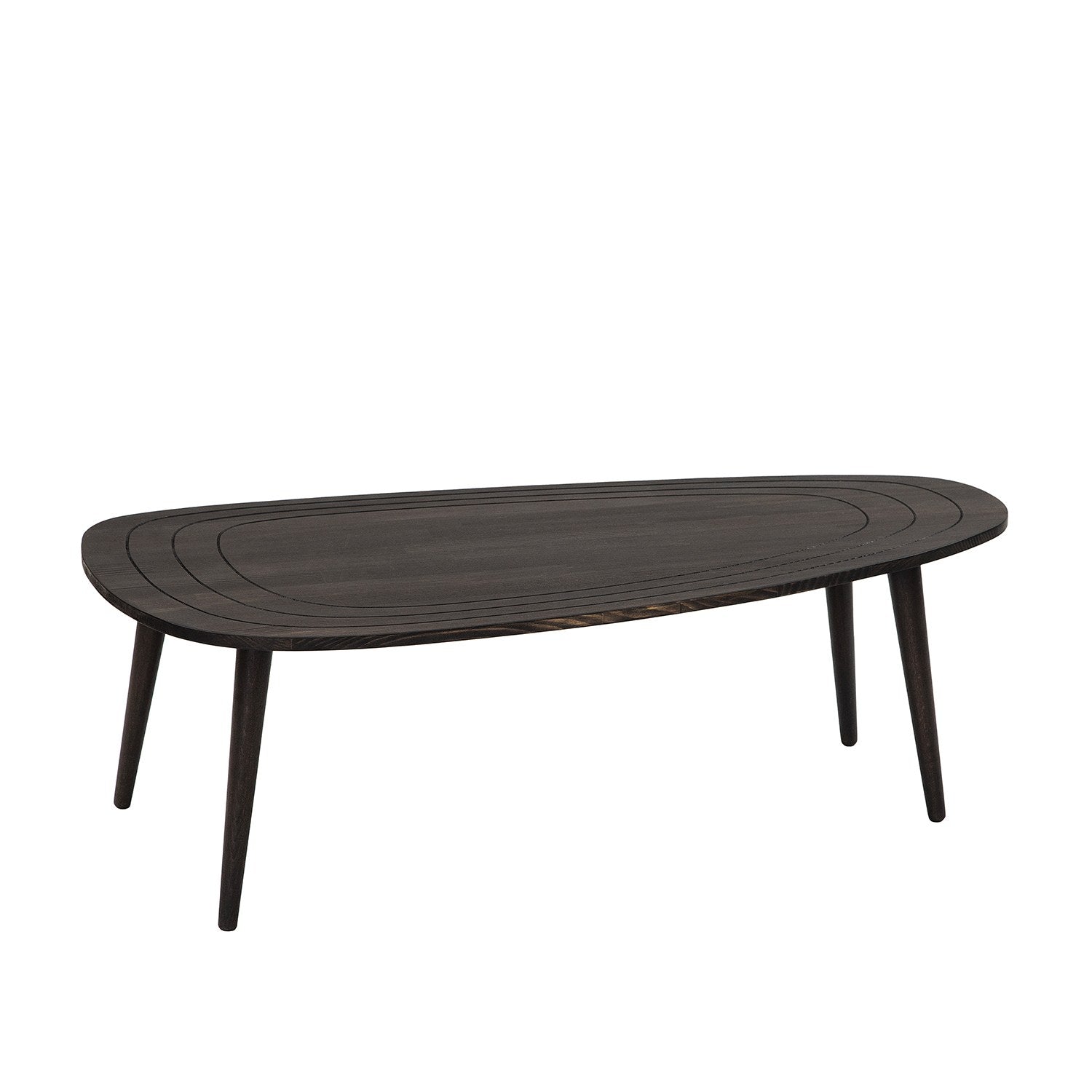 Mesa de Centro Elegante, Antracite, 115 x 38 x 50 cm | 100% Madeira de Pinho e Faia de Alta Qualidade | Perfeita para Salas de Estar Modernas e Espaços Aconchegantes