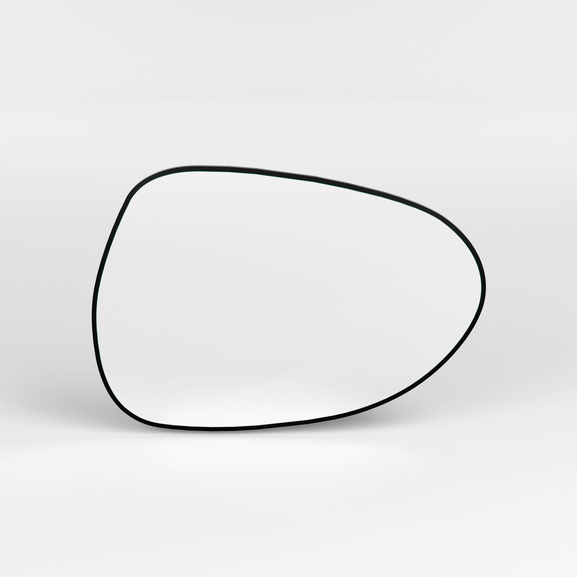Espelho Ecológico Flotal-E Preto Elegante, 91 x 61 cm | 100% MDF, 18 mm de espessura | Perfeito para decoração moderna e espaços elegantes