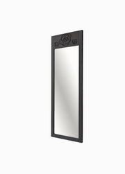 Espelho Cheval Elegante, 55 cm x 155 cm, 100% madeira maciça de pinho, cor antracite | Espelho Flotal-E Ecológico | Perfeito para Quartos e Vestiários Modernos