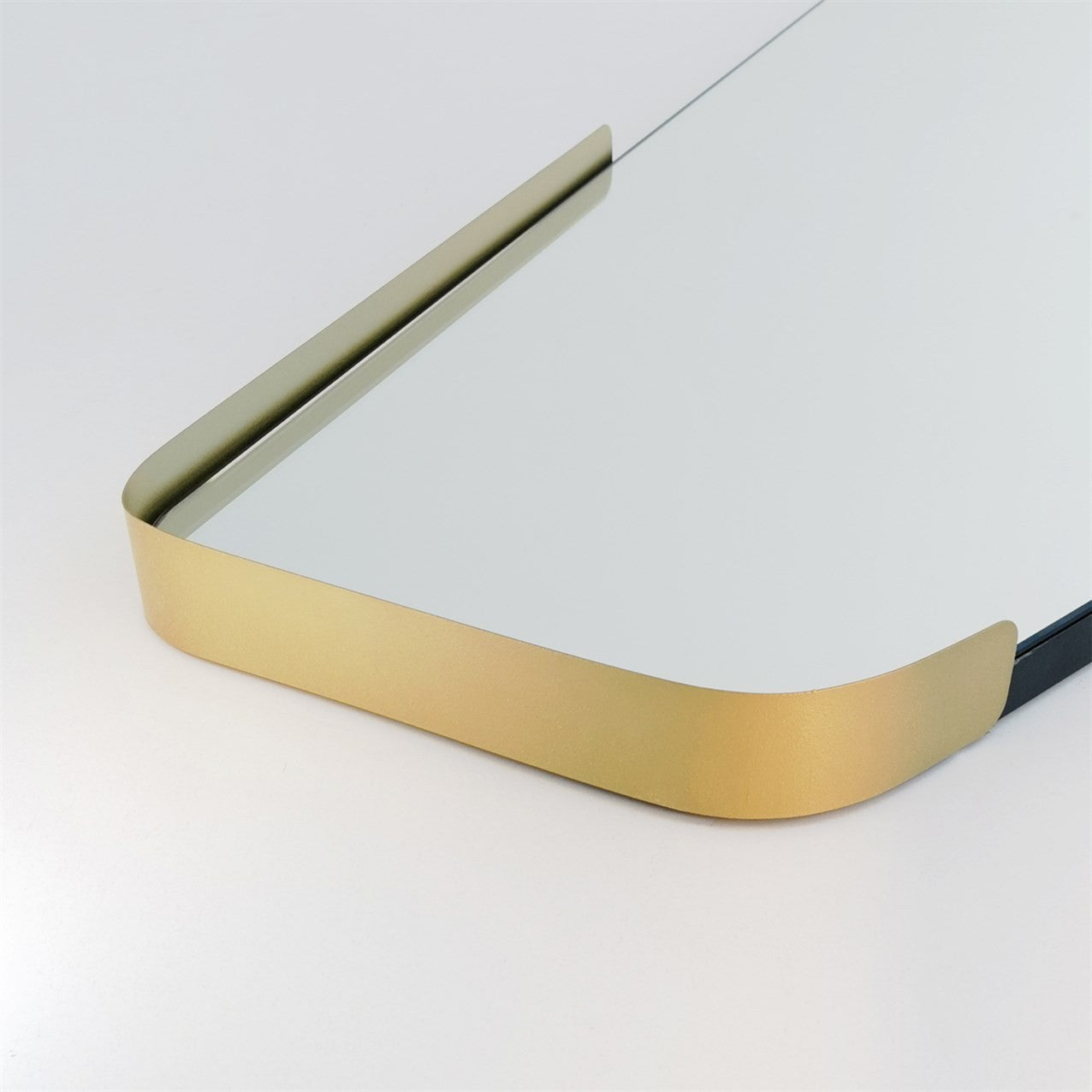 Espelho preto elegante (60 x 120 cm) | Estrutura 100% MDF com detalhes em metal | Design ecológico Flotal-E | Perfeito para decoração e espaços modernos