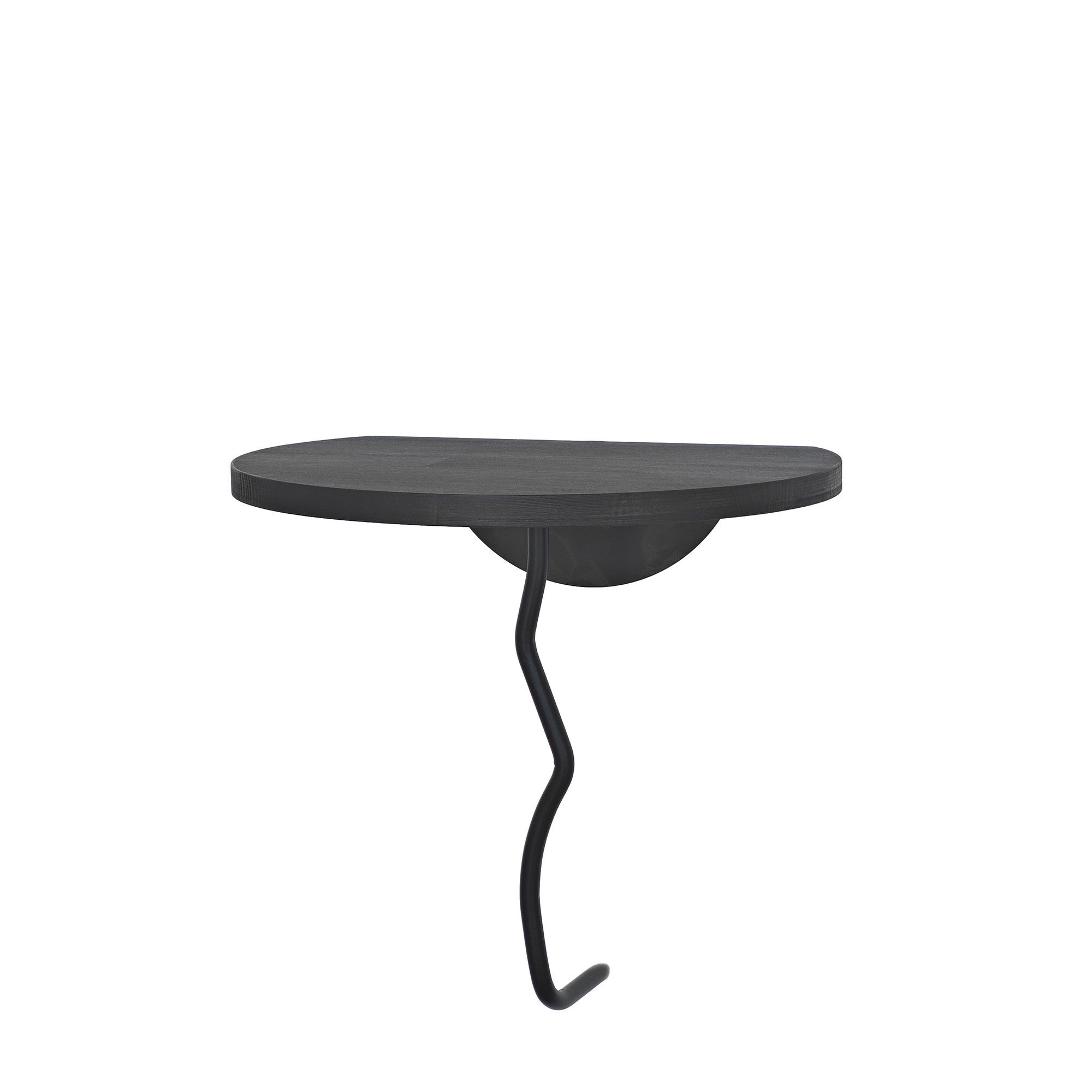 Prateleira de Parede Elegante, 35 x 35 cm, 100% Madeira de Pinho e Estrutura de Metal, Preto e Antracite | Perfeita para Decoração Moderna e Soluções de Armazenamento
