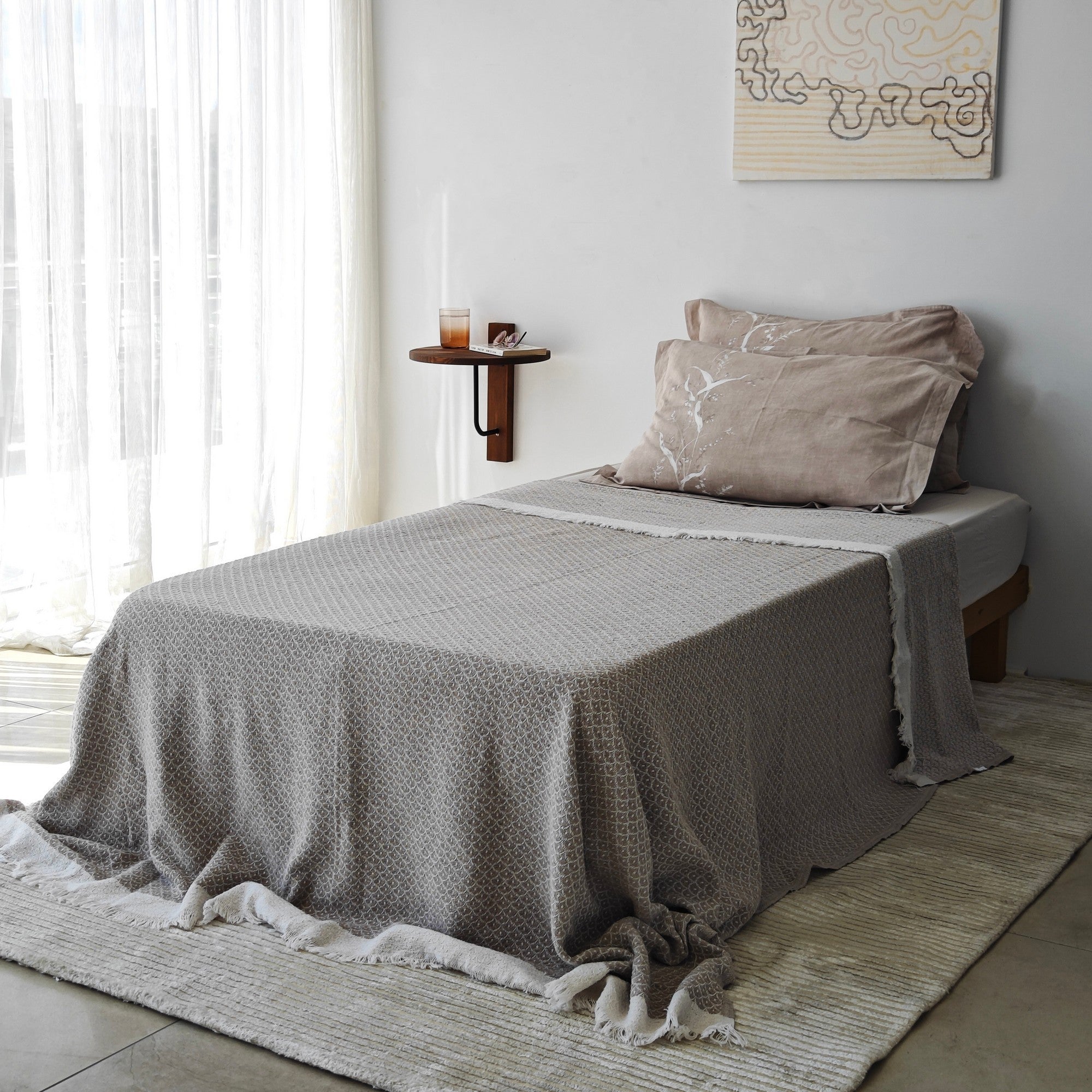 Prateleira de parede estilosa, 35 x 35 cm, 100% madeira de pinho e estrutura de metal, castanho e preto | Perfeita para decoração e organização da casa | Design durável e elegante