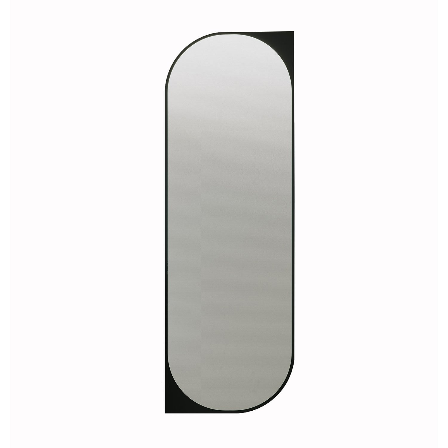 Espelho de parede elegante preto, 52 x 152 cm | 100% MDF, 18 mm de espessura | Design ecológico Flotal-E para decoração moderna