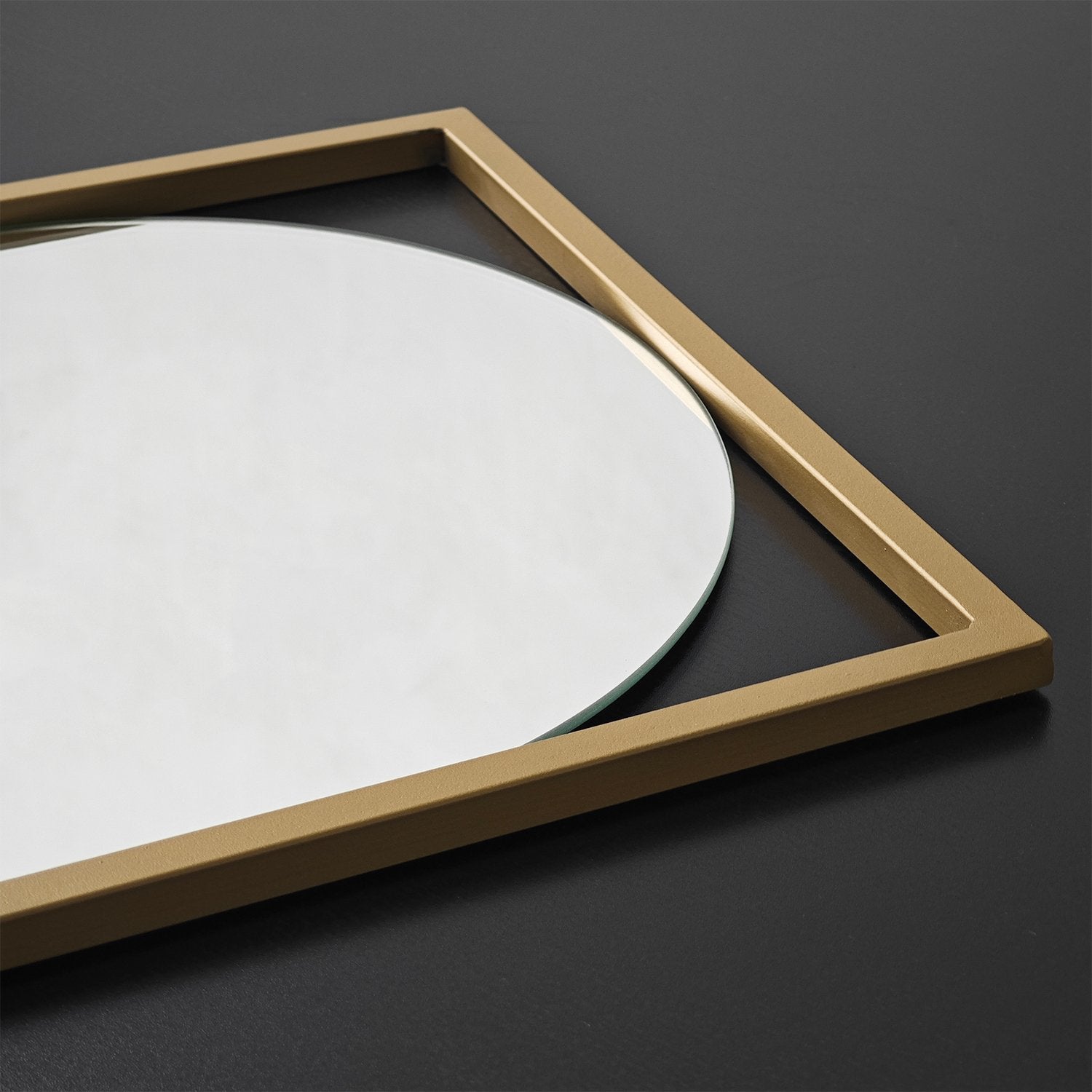 Espelho de parede dourado elegante, 40 cm x 167 cm | 100% MDF, 18 mm de espessura | Design ecológico Flotal-E, perfeito para decoração moderna