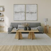 Mesa de Centro Elegante, Carvalho Safira, 120 x 60 x 40 cm | Painel de Partículas 100% Revestido com Melamina, 18 mm de Espessura | Elegante e Funcional para Espaços Modernos