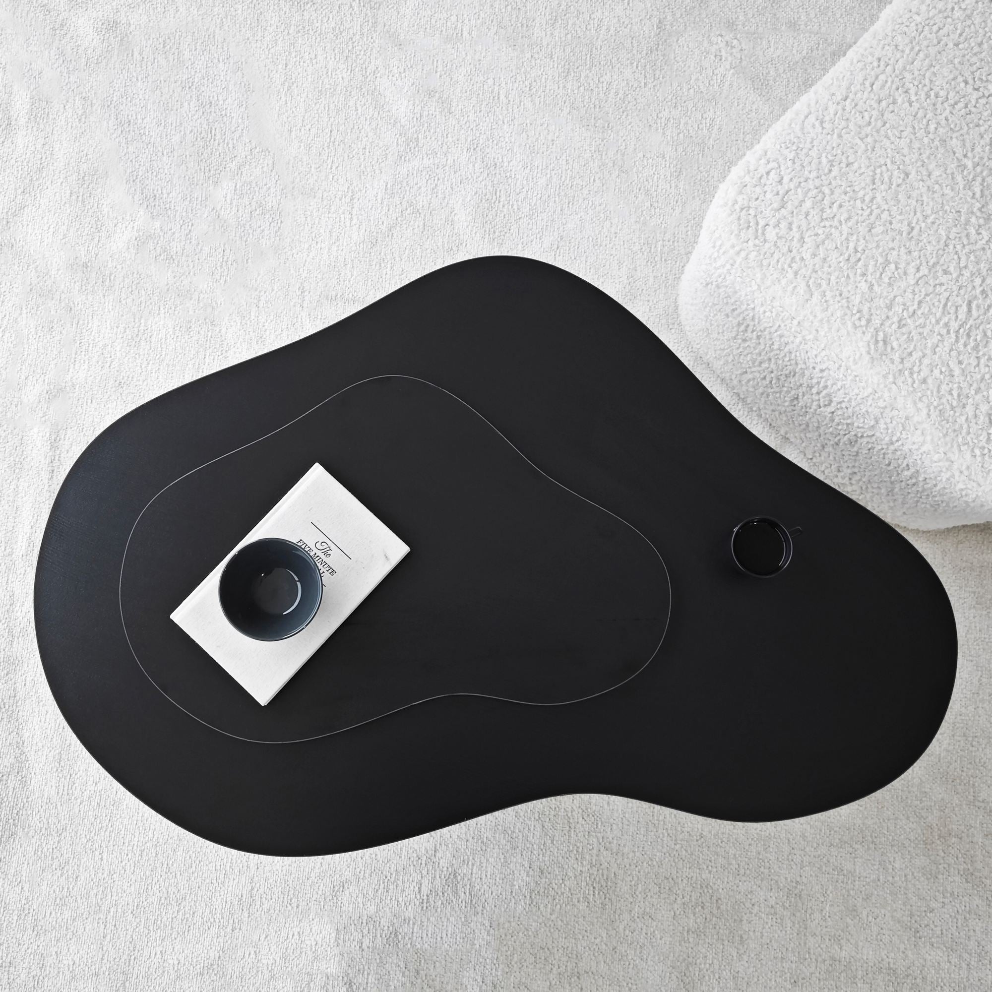 Mesa de Centro – 105cm x 35cm x 65cm – Preto – Painel de Partículas