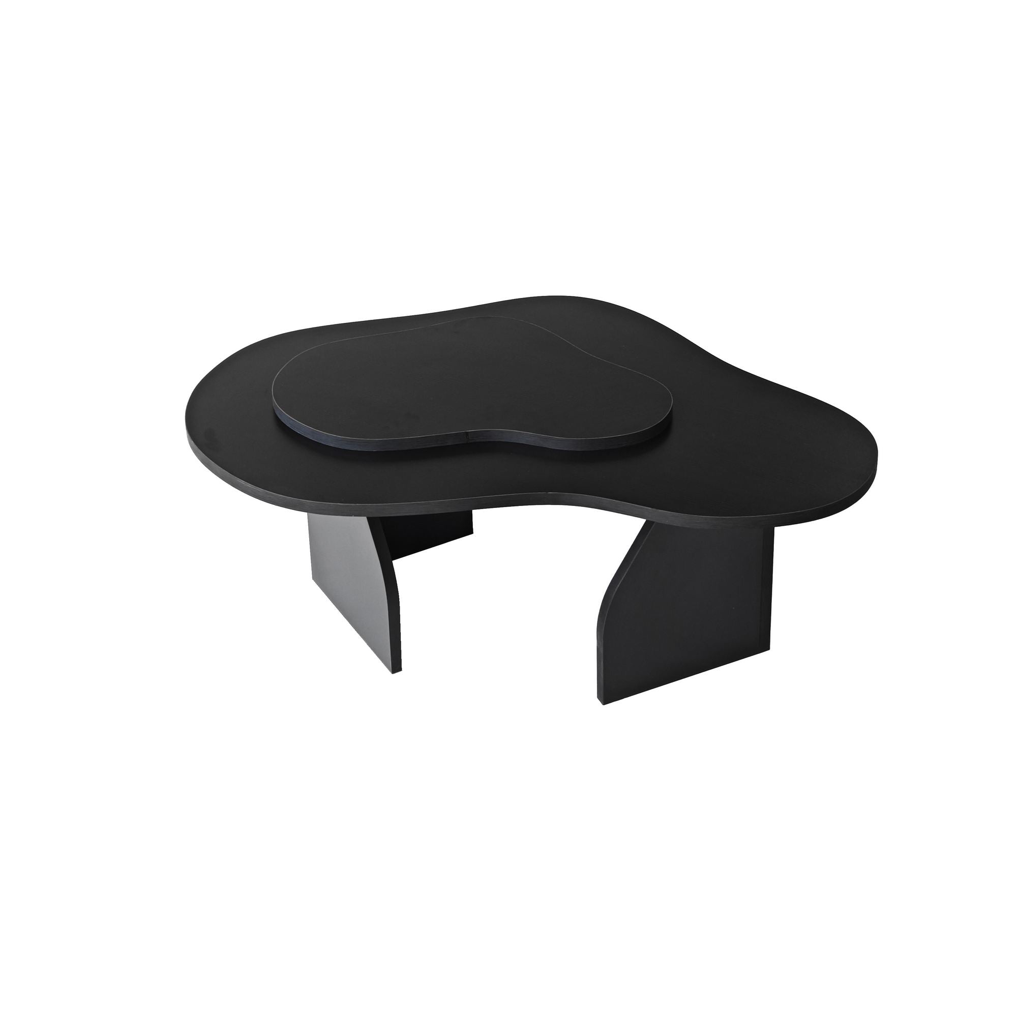 Mesa de Centro – 105cm x 35cm x 65cm – Preto – Painel de Partículas