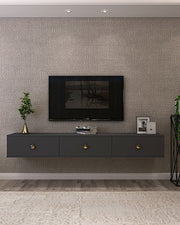 Móvel de TV – 180cm – Antracite – MDF