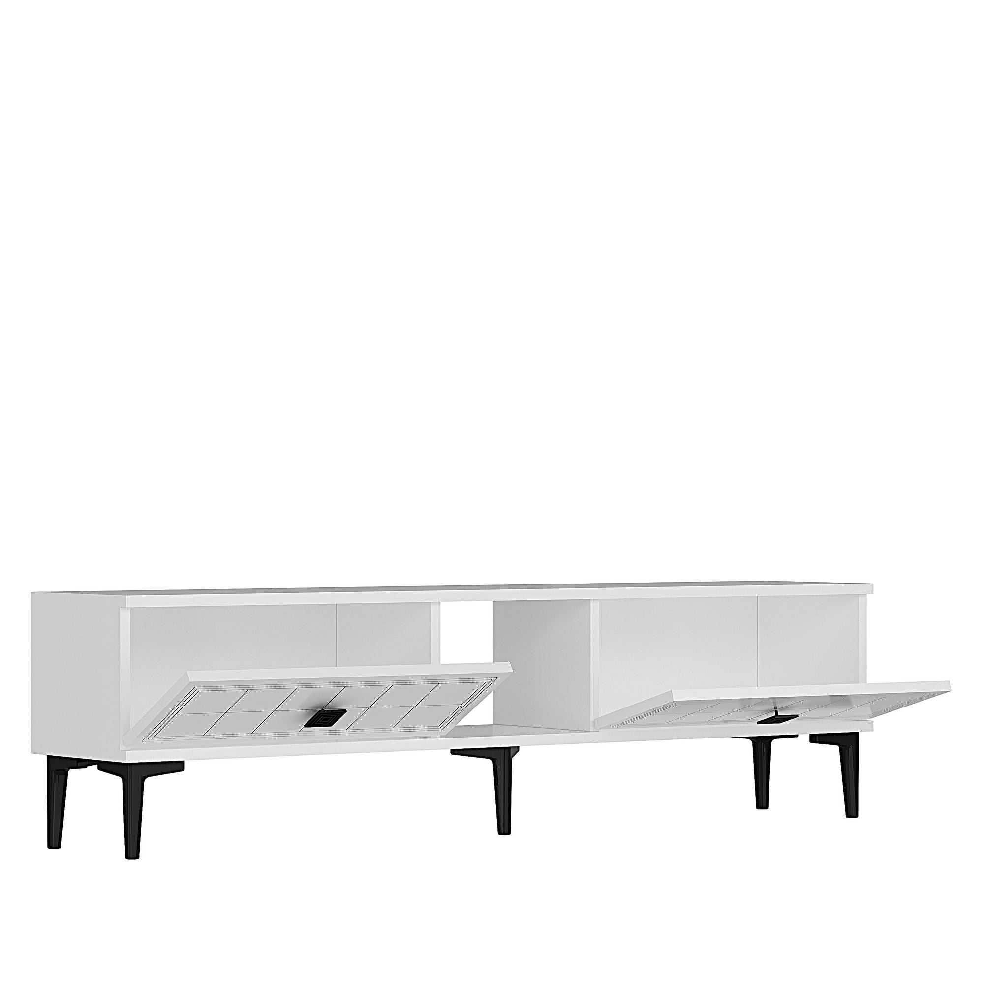Móvel de TV – 150 cm – Branco – MDF