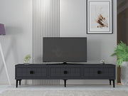 Móvel de TV – 180 cm – Antracite – Aglomerado