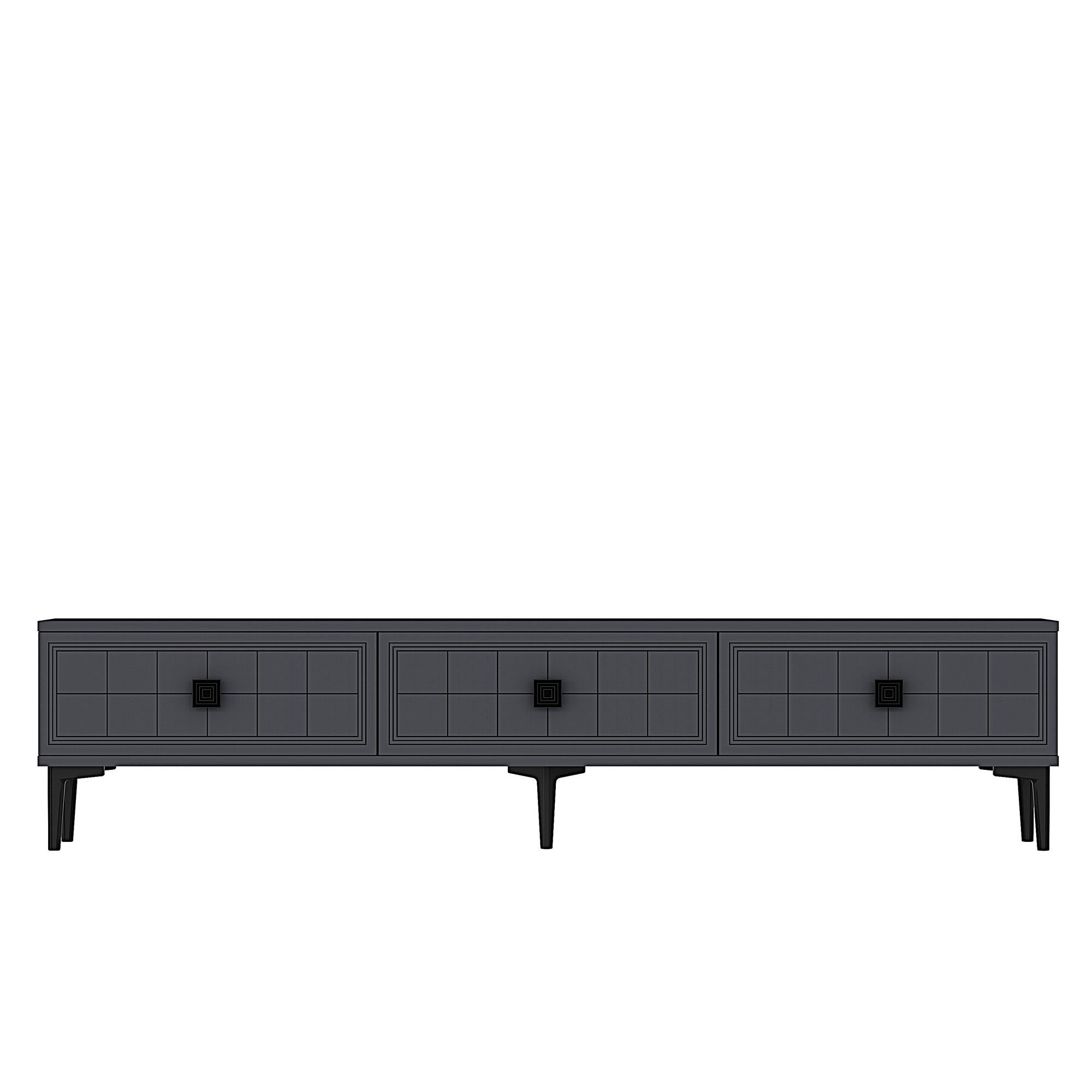 Móvel de TV – 180 cm – Antracite – Aglomerado