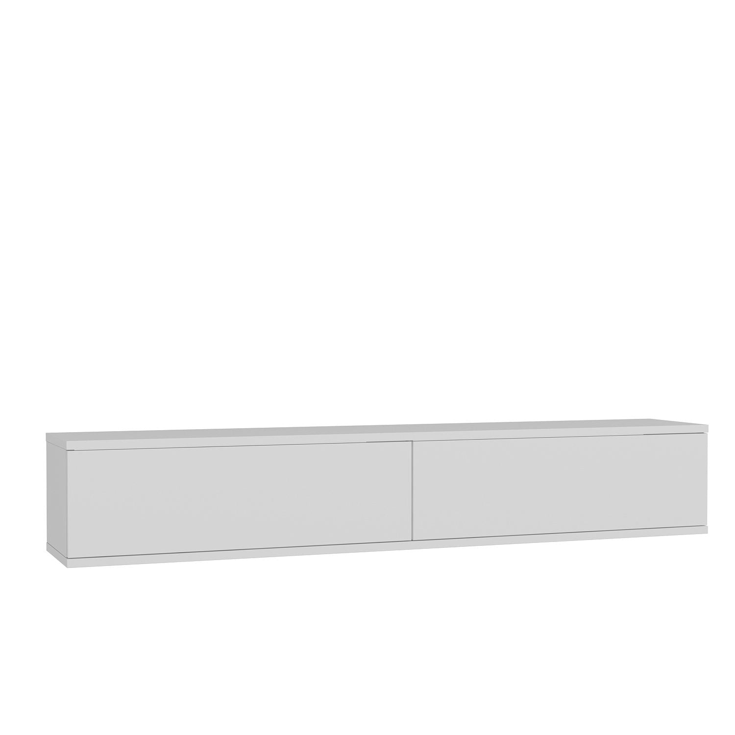 Móvel de TV – 120 cm x 25,8 cm x 29,6 cm – Branco – MDF