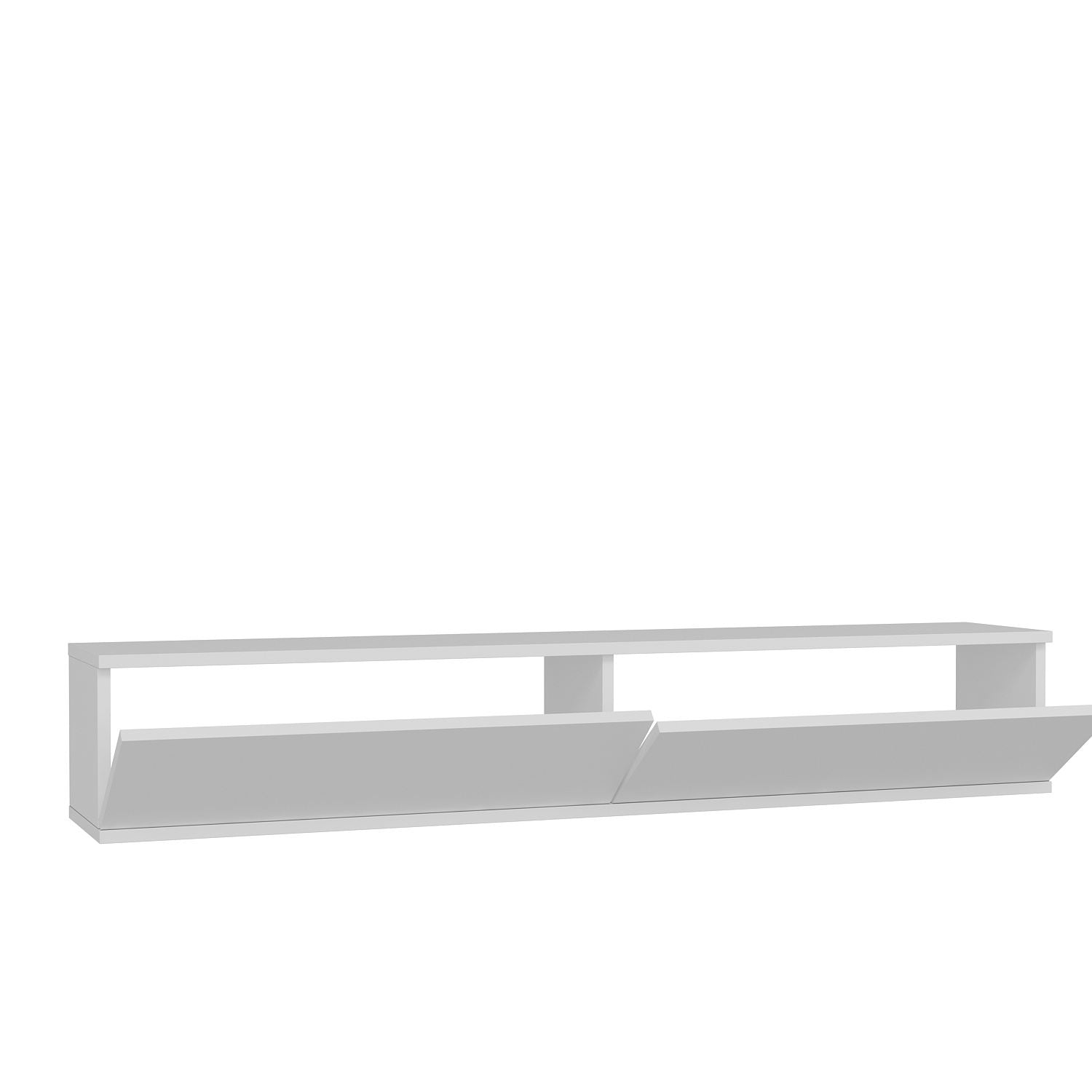 Móvel de TV – 120 cm x 25,8 cm x 29,6 cm – Branco – MDF