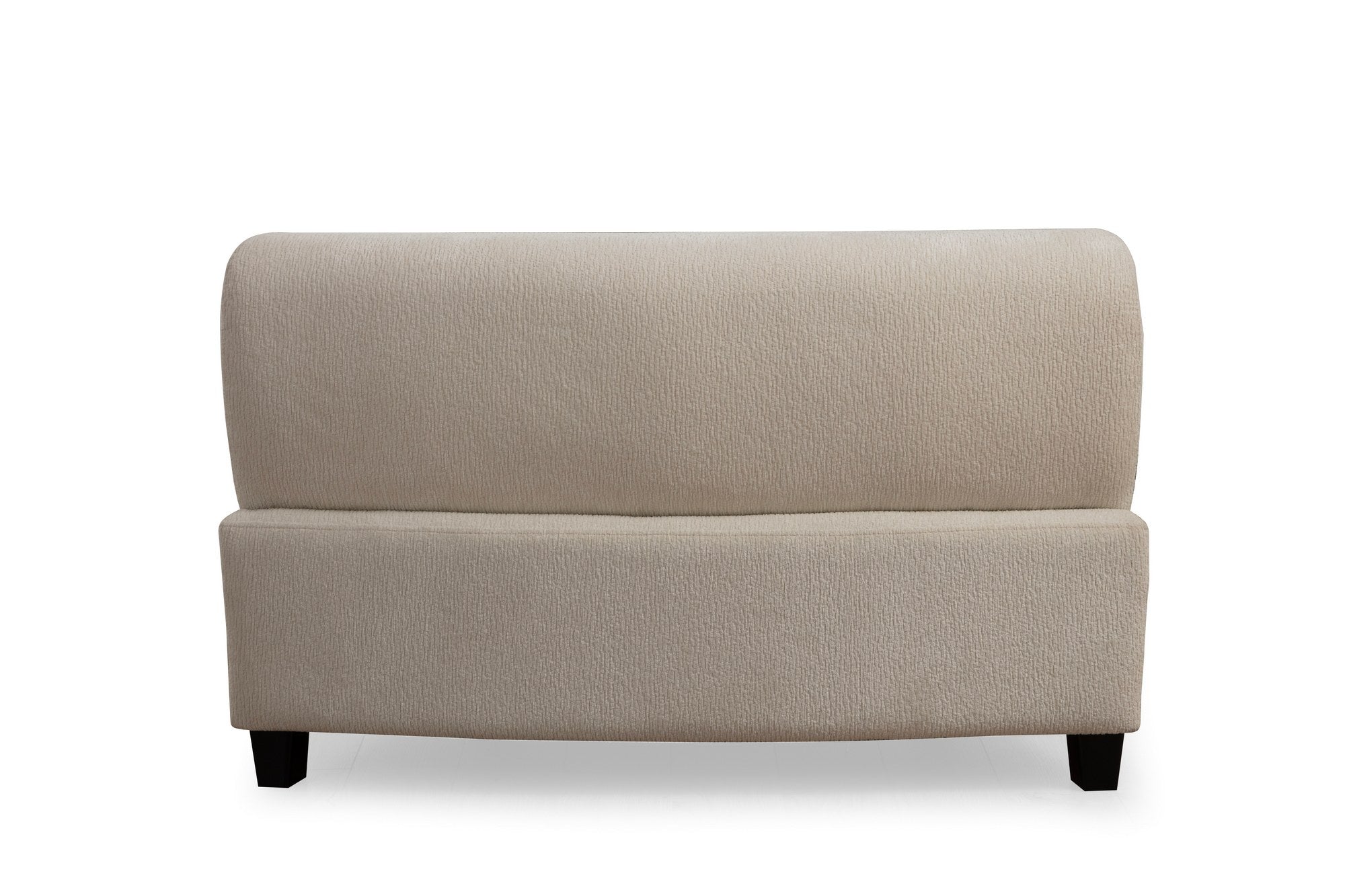 Sofá de canto elegante em formato de U, cor creme, 390 x 100 x 70 cm | Estrutura em madeira de faia, 100% poliéster, espuma 28 DNS | Elegante e confortável para salas de estar modernas
