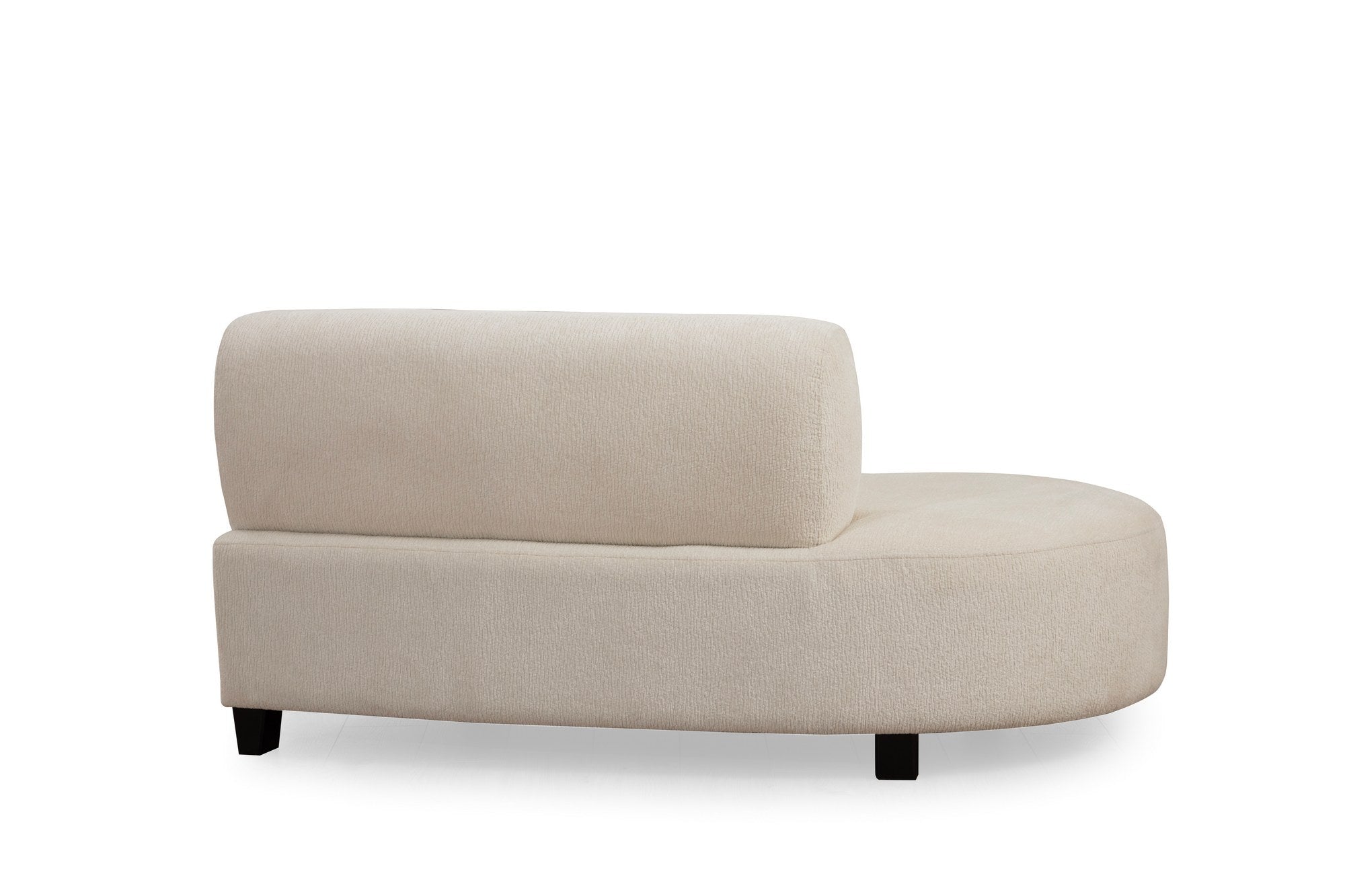 Sofá de canto elegante em formato de U, cor creme, 390 x 100 x 70 cm | Estrutura em madeira de faia, 100% poliéster, espuma 28 DNS | Elegante e confortável para salas de estar modernas