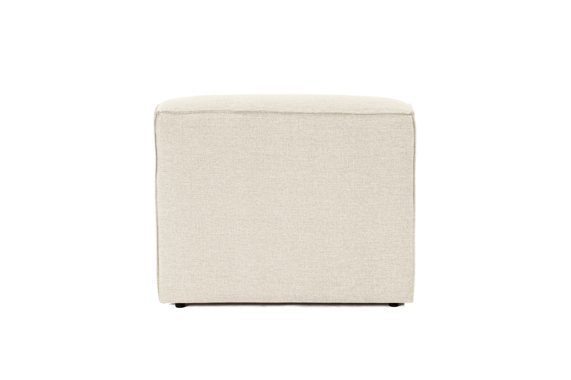 Poltrona elegante de 1 lugar, linho cru, 83 x 66 x 105 cm | Estrutura 100% madeira de carpa, espuma DNS 32, pernas de plástico | Perfeito para salas de estar modernas e espaços aconchegantes