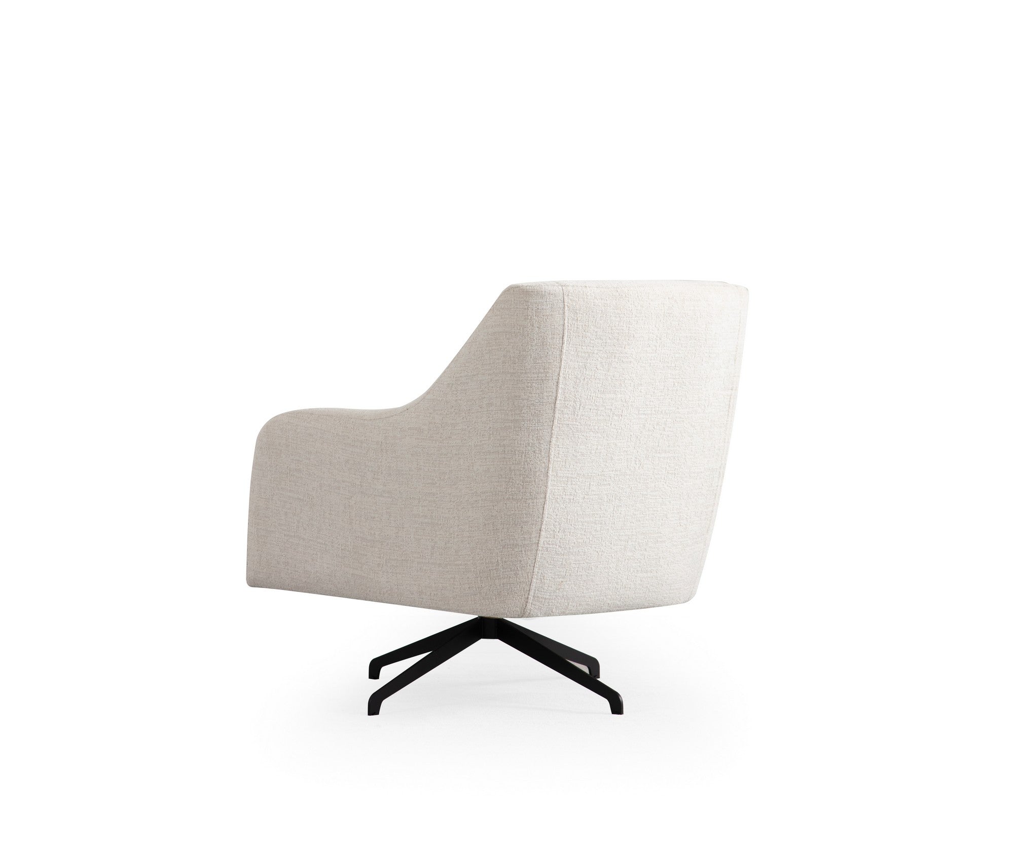 Poltrona Elegante, Branca, 80 x 95 x 88 cm | Estrutura em madeira de faia e aglomerado, 100% poliéster, tecido lavável a seco | Espuma macia e almofada de encosto portátil