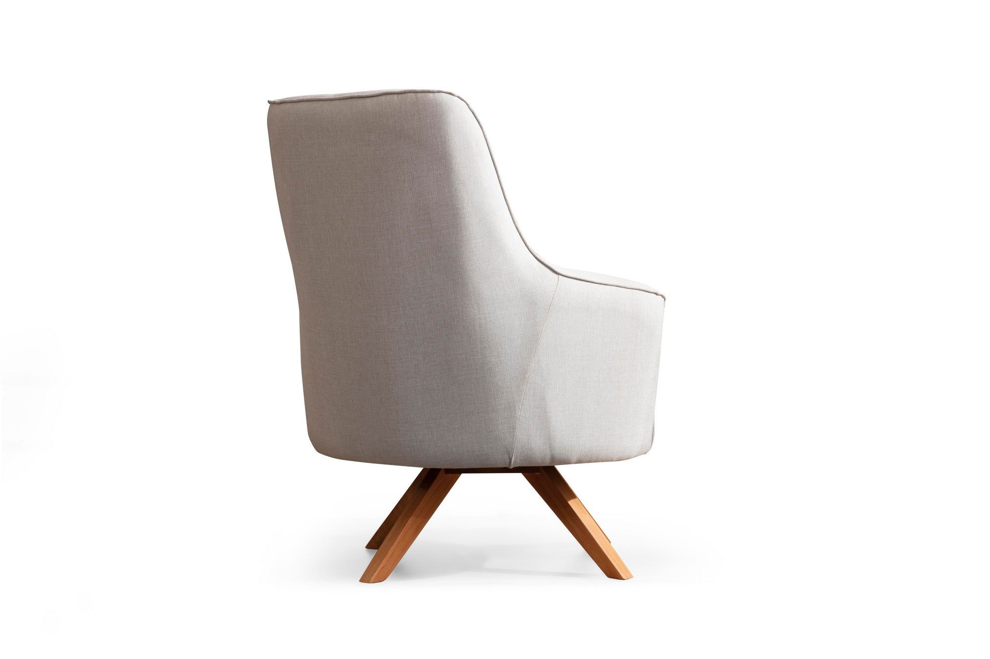 Poltrona Elegante, Cor Creme, 72 x 87 x 102 cm | Estrutura em Madeira de Faia e Aglomerado, 100% Poliéster, Almofadas de Espuma Macia | Assentos Elegantes e Confortáveis para Casa