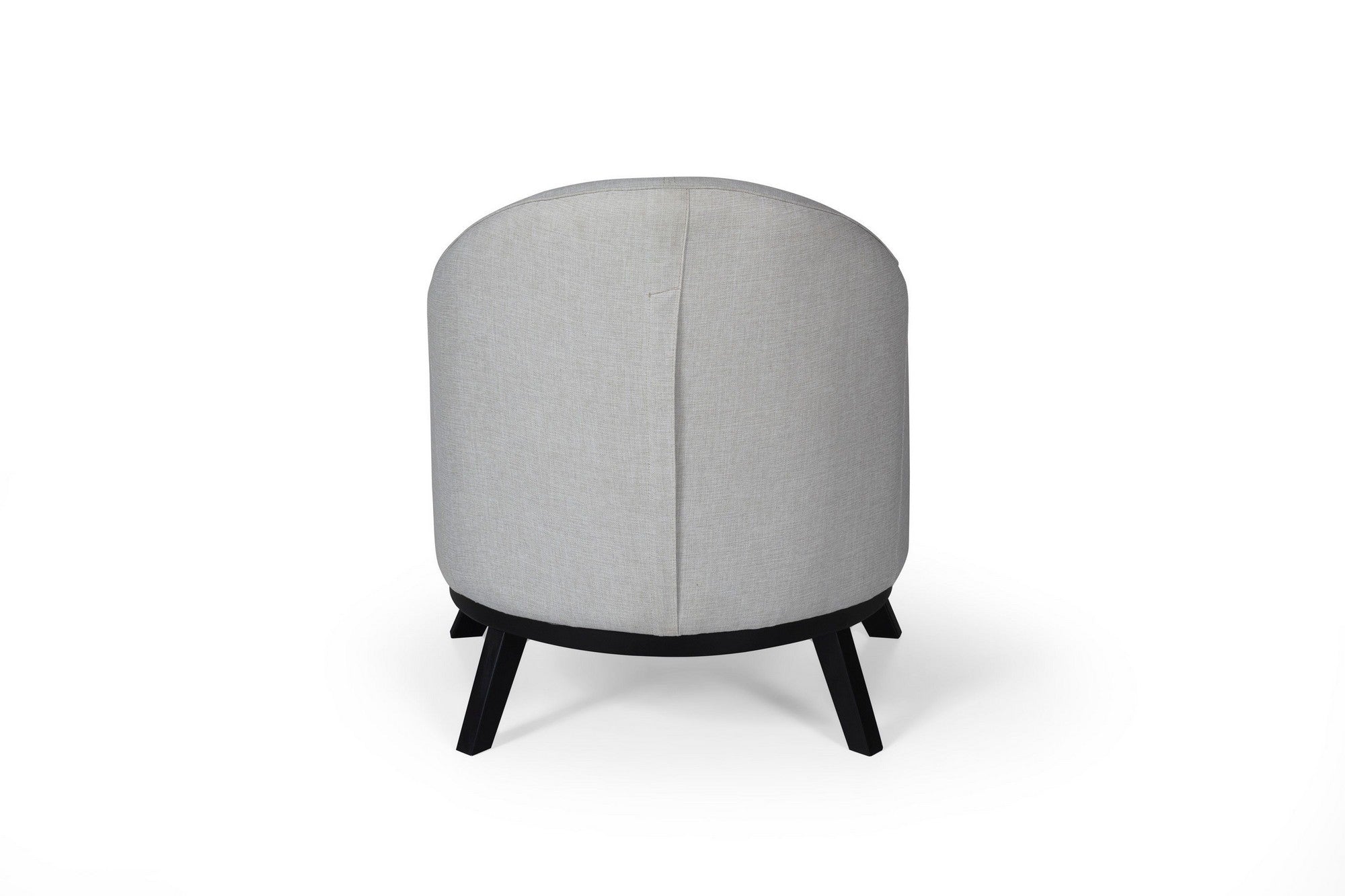 Poltrona Elegante, Cinza Claro, 75 x 90 x 82 cm | Estrutura em madeira de faia e aglomerado, 100% poliéster, almofadas de espuma macia | Elegante e confortável para sala de estar