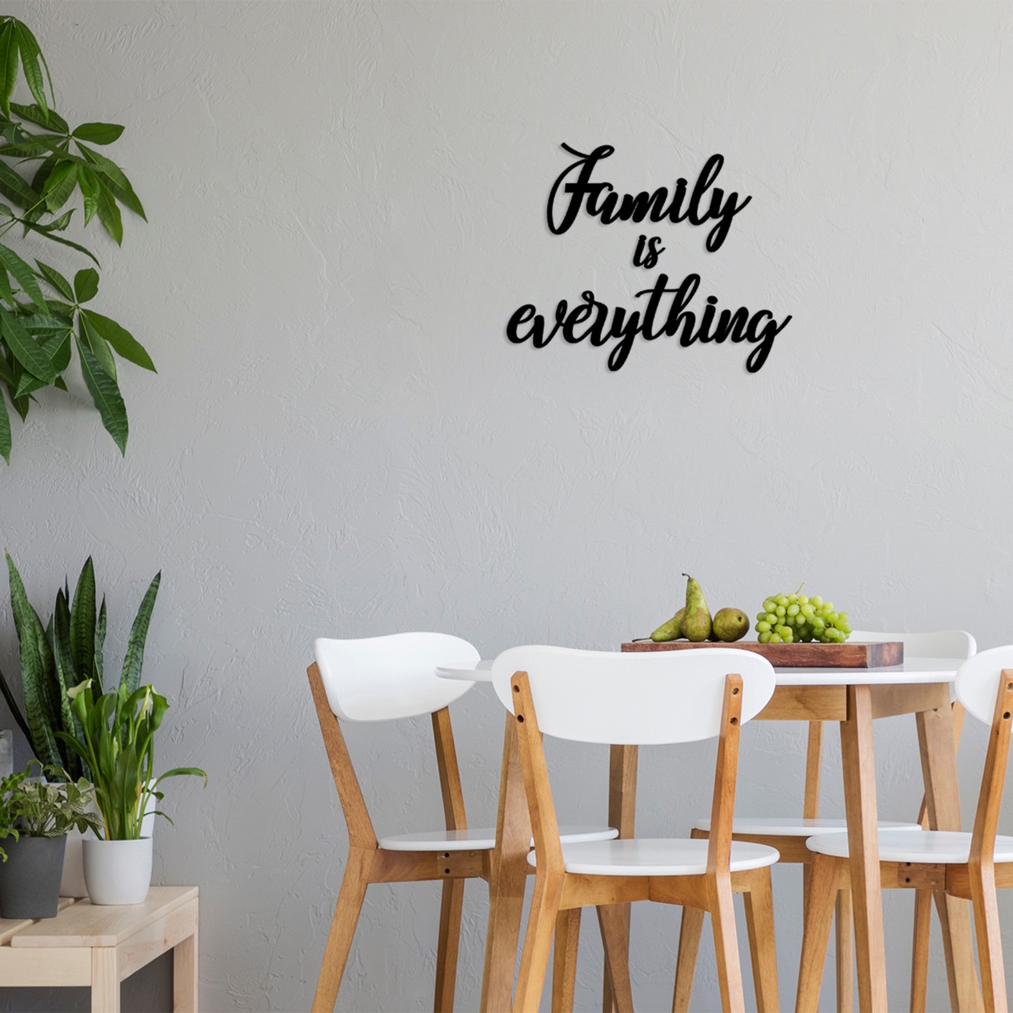 Acessório Decorativo de Parede – 46 x 25 cm – Preto – 100% MDF