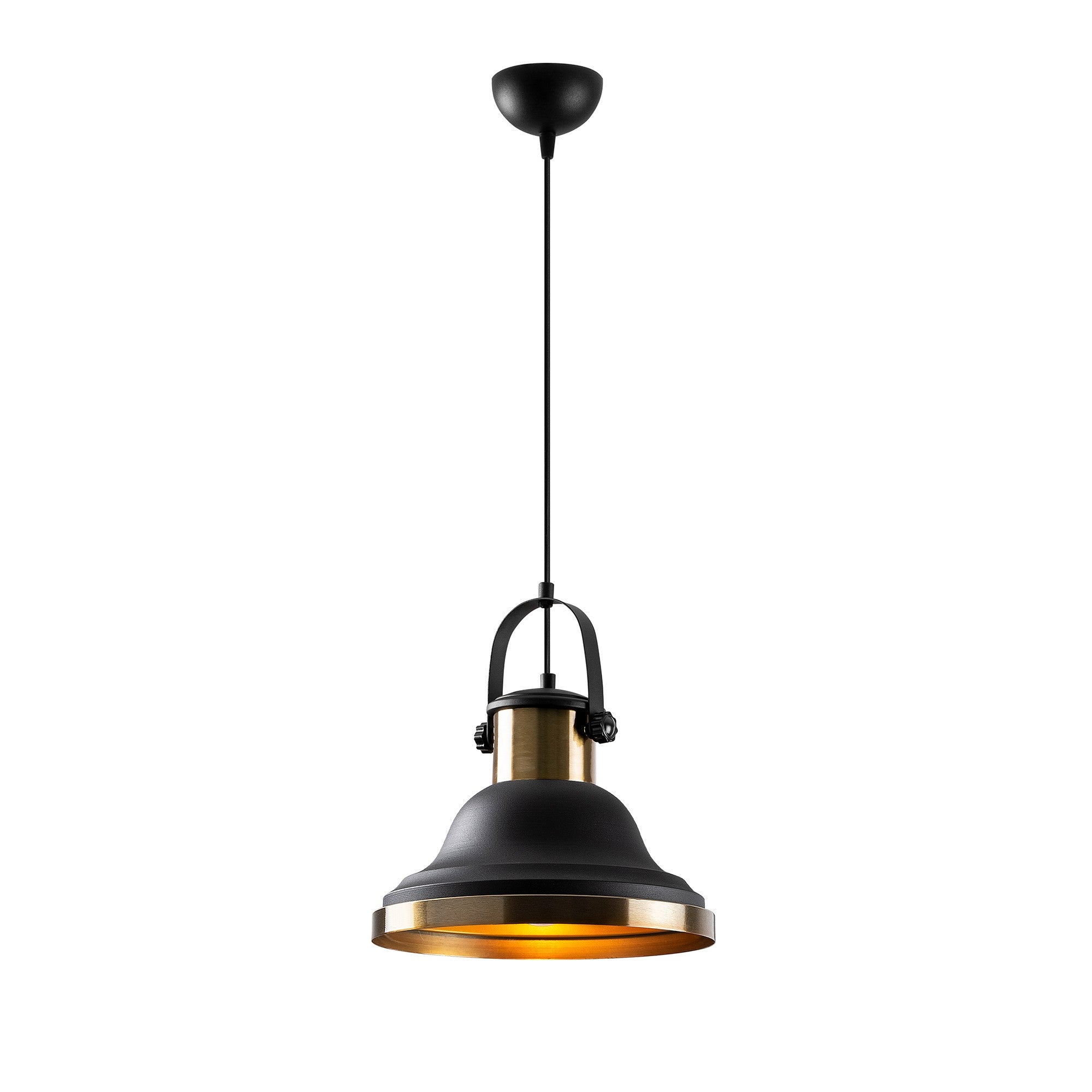 Candeeiro de Teto – 30x30 cm – Preto – Metal