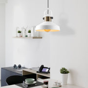 Candeeiro de Teto – 35 x 35 cm – Branco – Metal