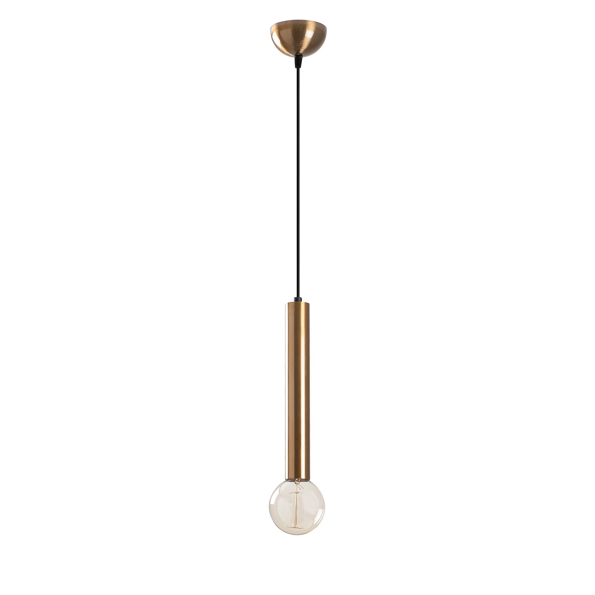 Candeeiro de Teto – altura ajustável 126 cm – cor vintage – metal