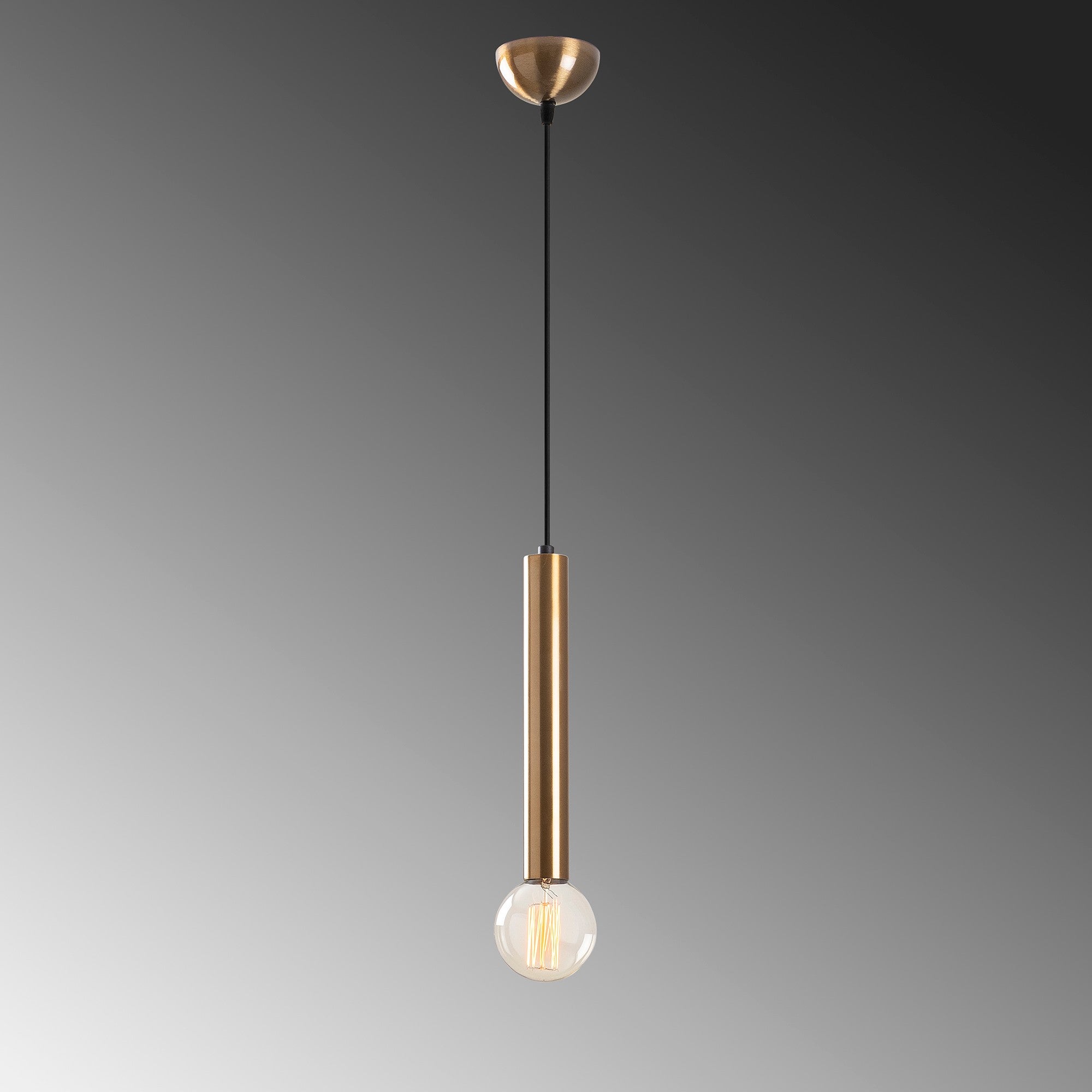 Candeeiro de Teto – altura ajustável 126 cm – cor vintage – metal