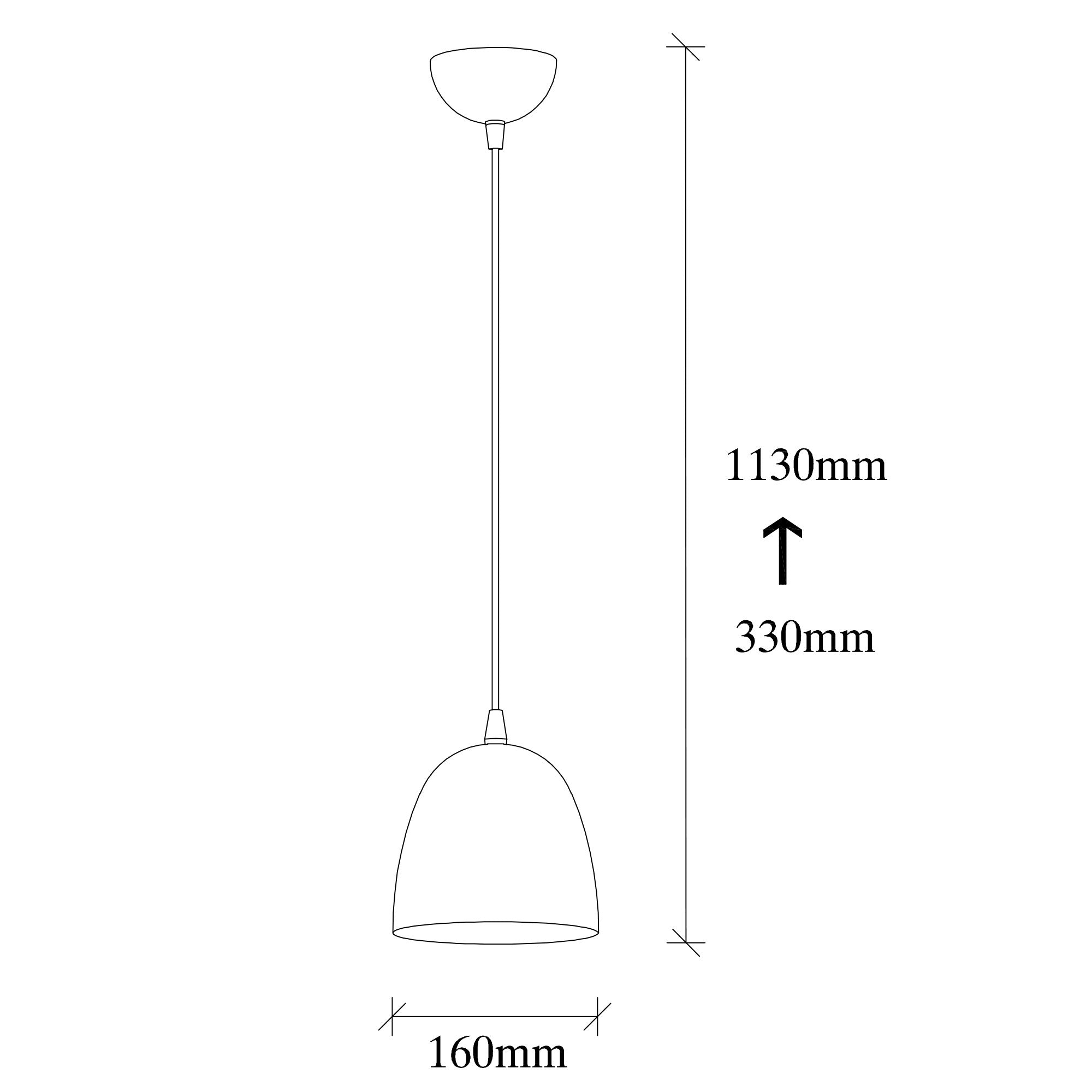 Candeeiro de Teto – 16 x 16 cm – Branco e Vermelho – Metal