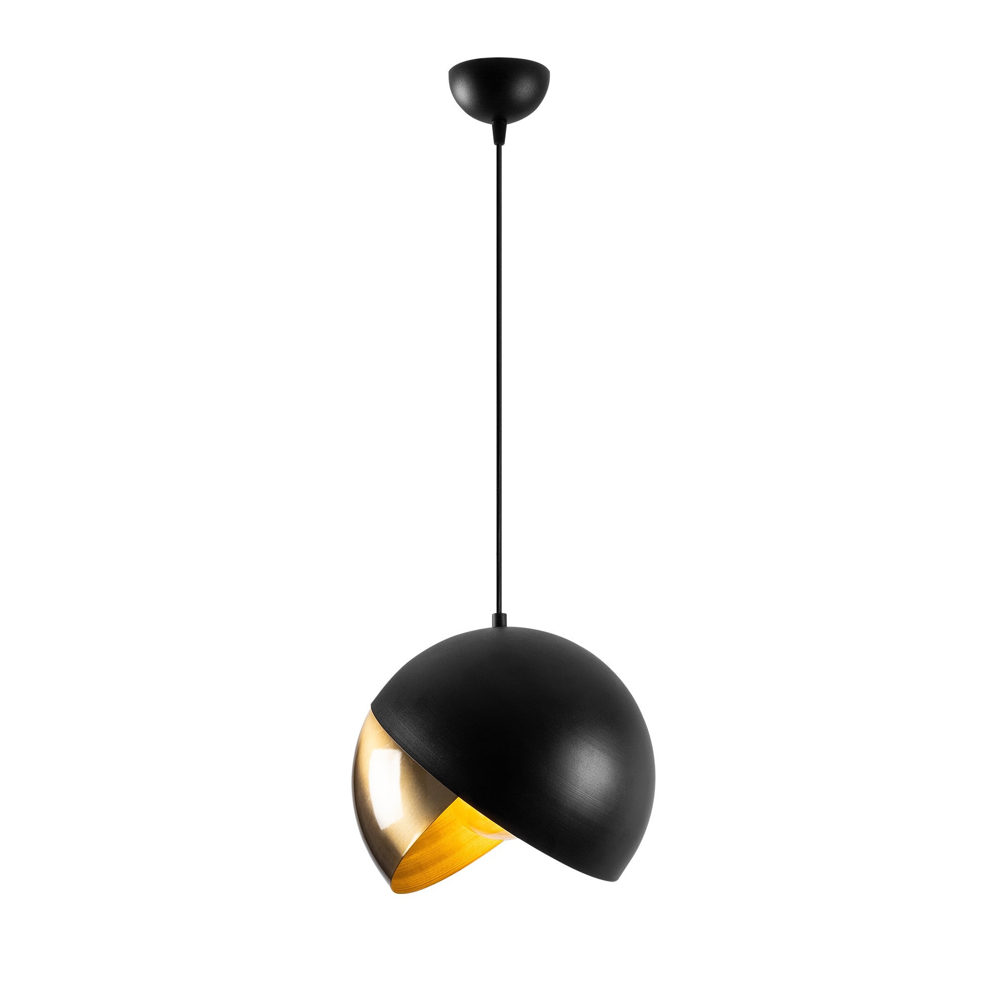 Candeeiro de Teto – 30 x 30 cm – Preto e Vintage – Metal
