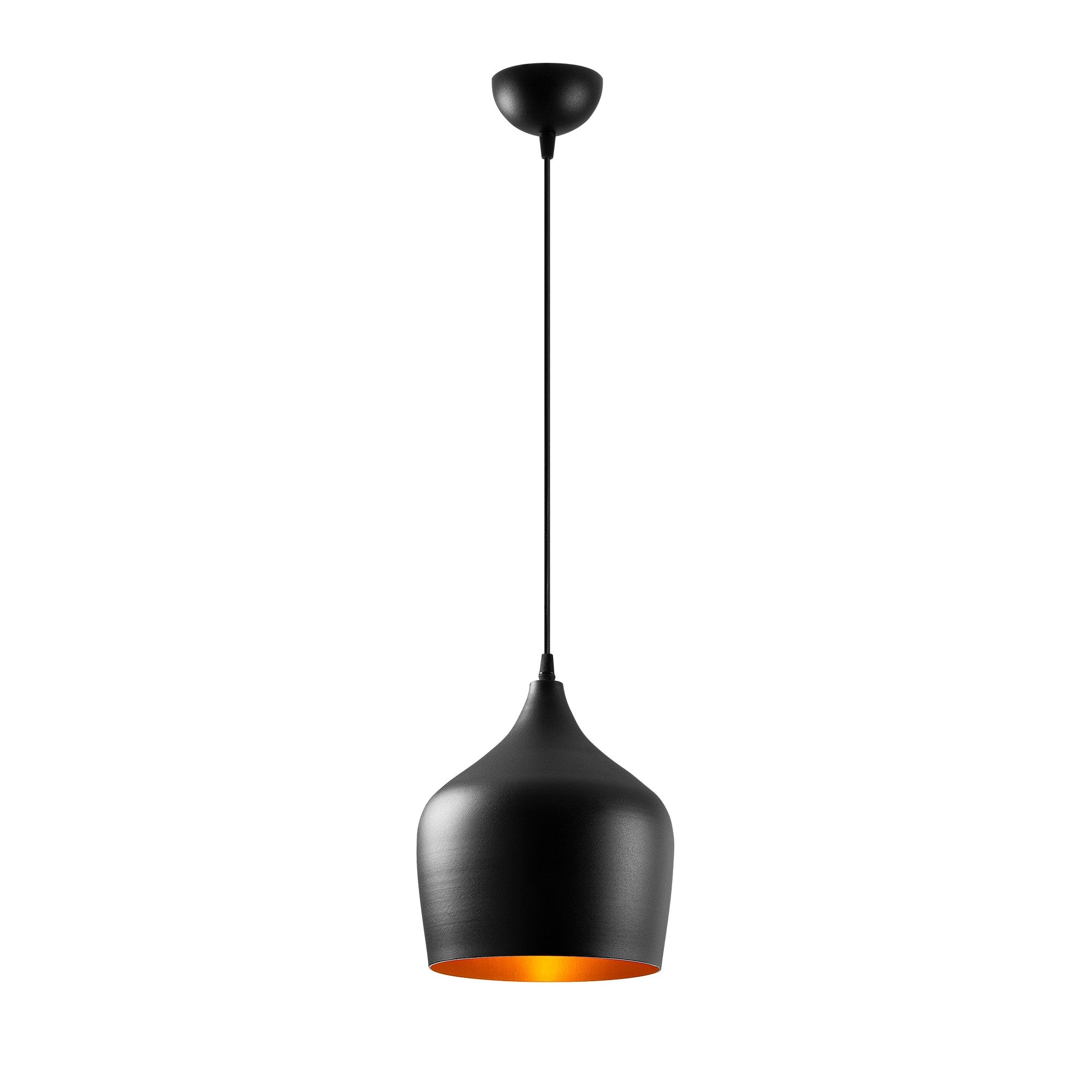 Candeeiro de Teto – 22 x 124 cm – Preto – Metal