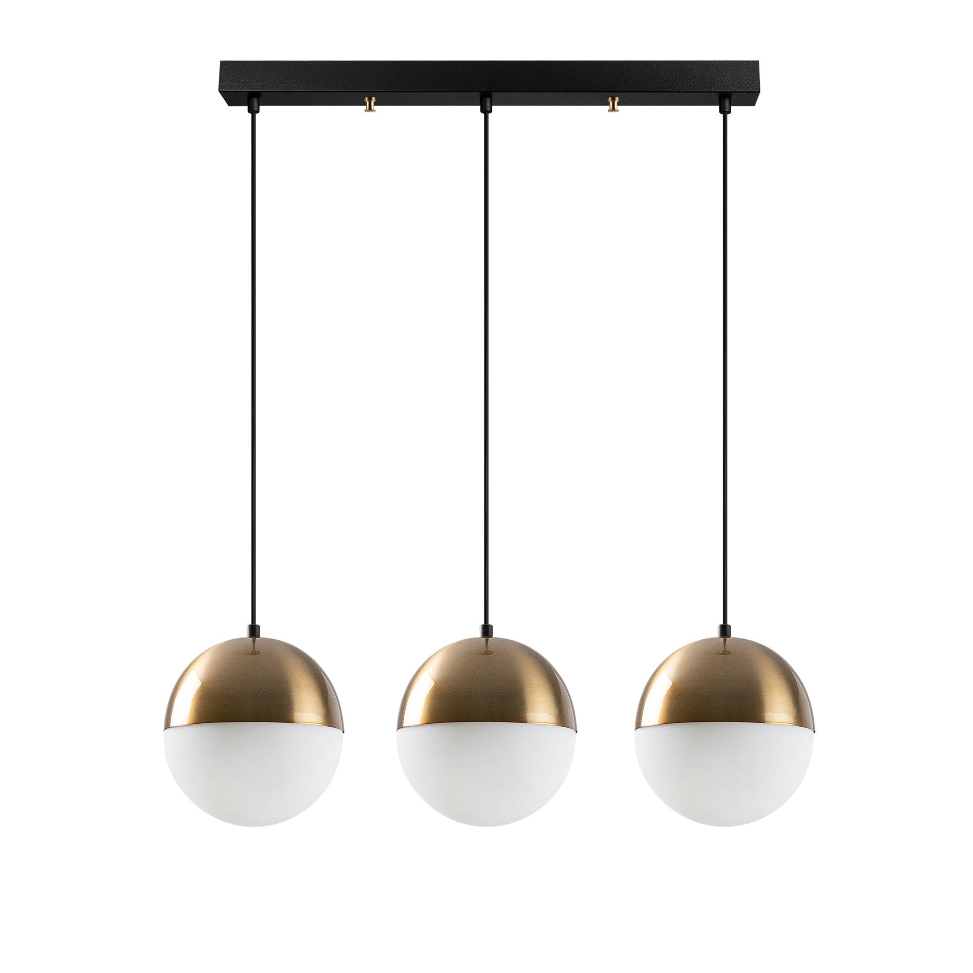 Candeeiro de Teto – altura ajustável 111 cm – Vintage e Branco – Metal