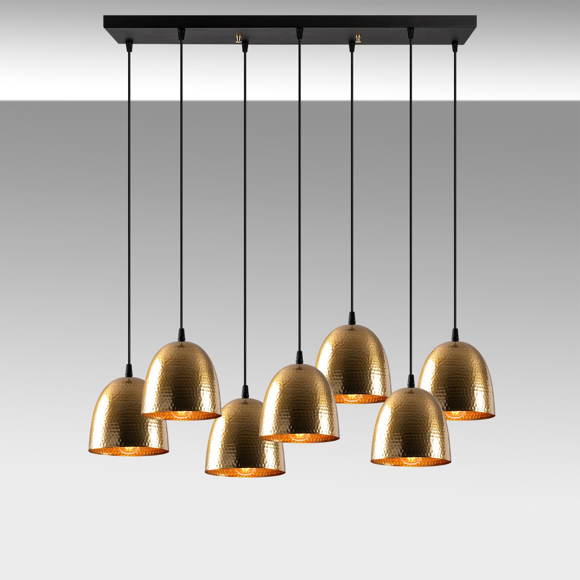 Candeeiro de Teto Vintage Moderno – 85 x 35 cm – Altura 113 cm – Metal