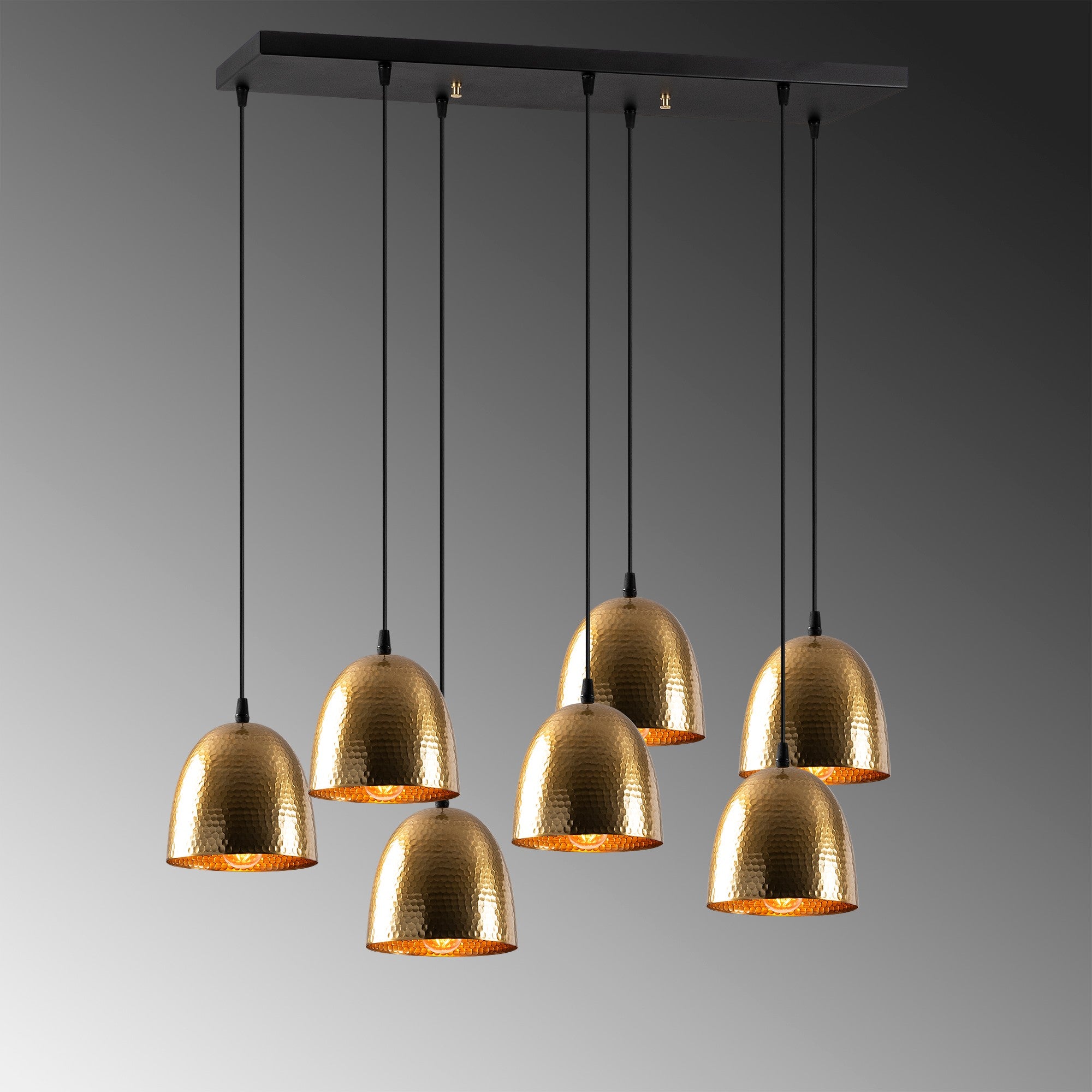 Candeeiro de Teto Vintage Moderno – 85 x 35 cm – Altura 113 cm – Metal