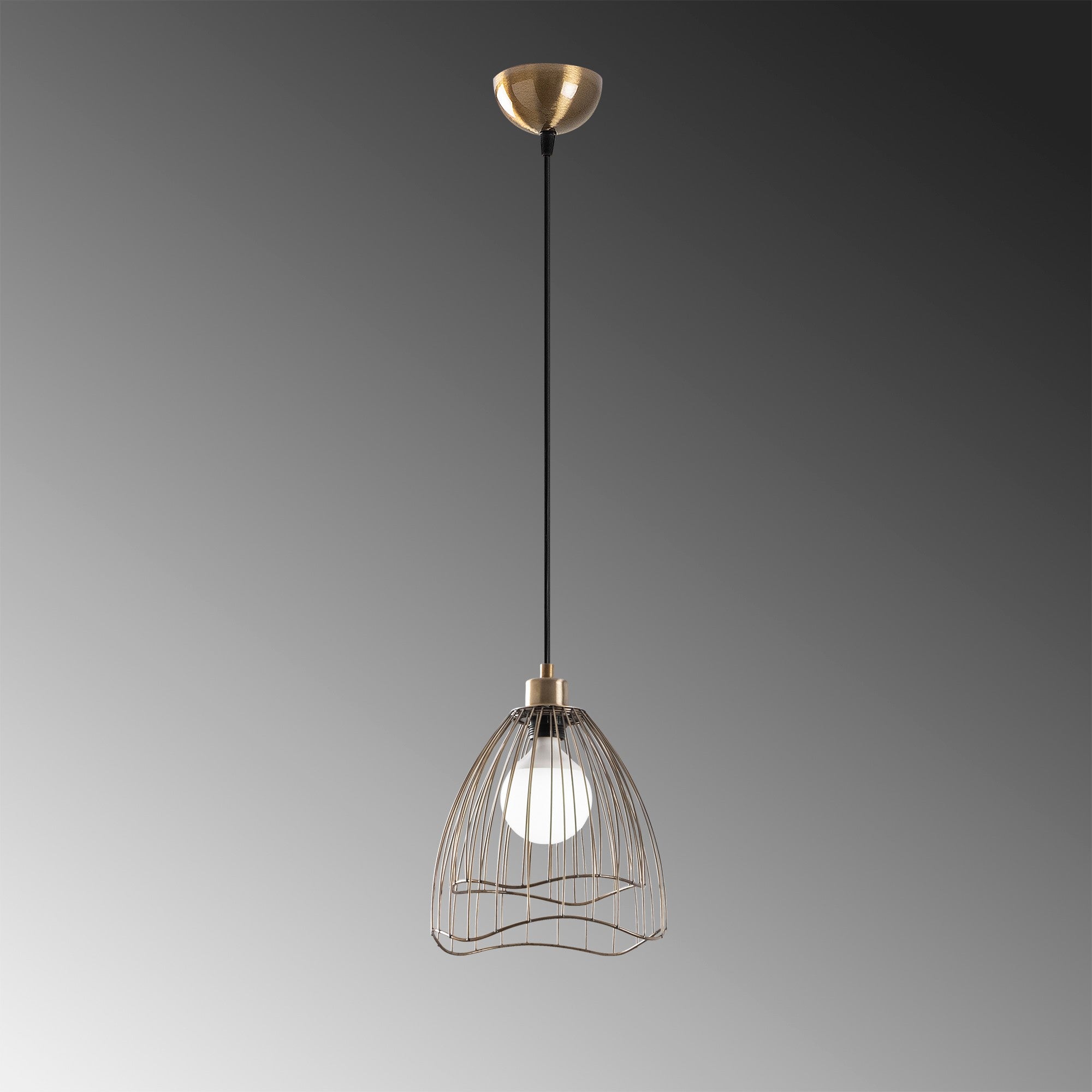 Candeeiro de Teto – 41 a 121 cm – Vintage – Metal