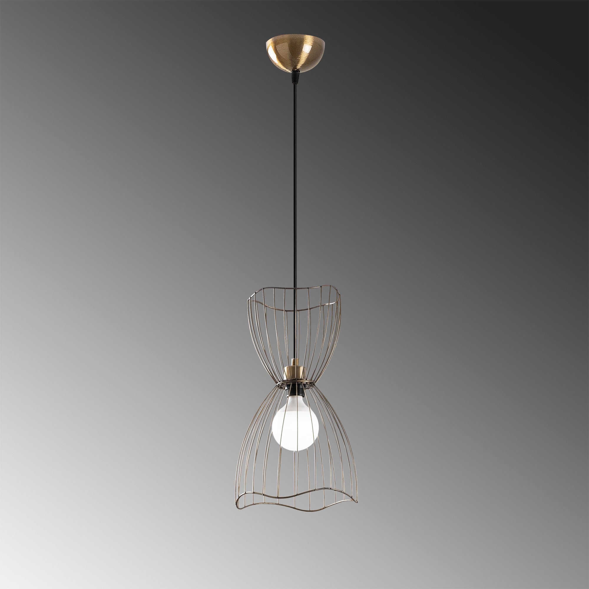 Candeeiro de Teto – 41 a 121 cm – Vintage – Metal